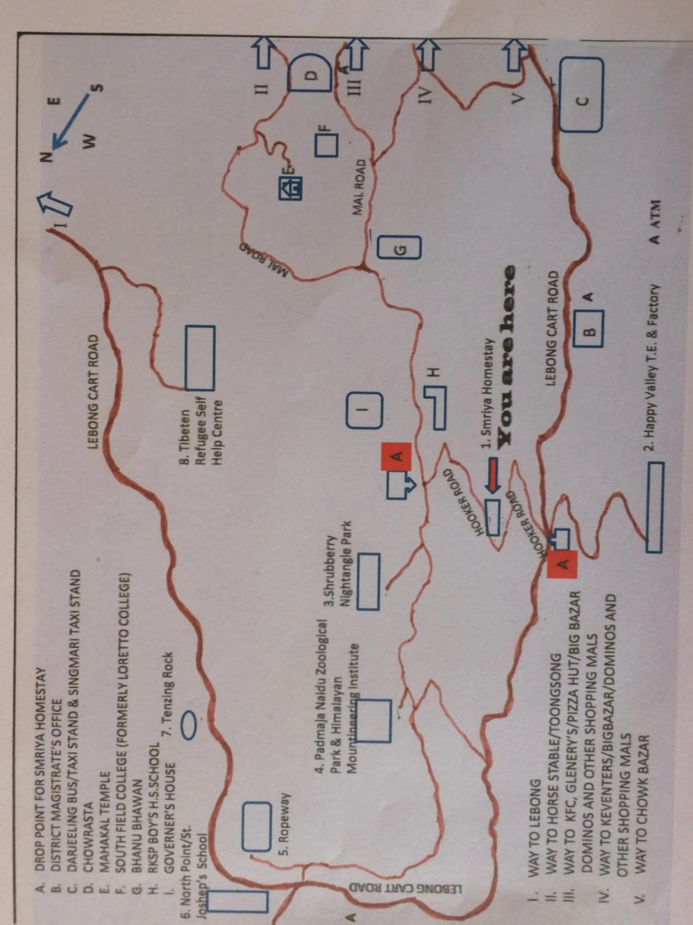 Bird's eye view in Smriya Homestay