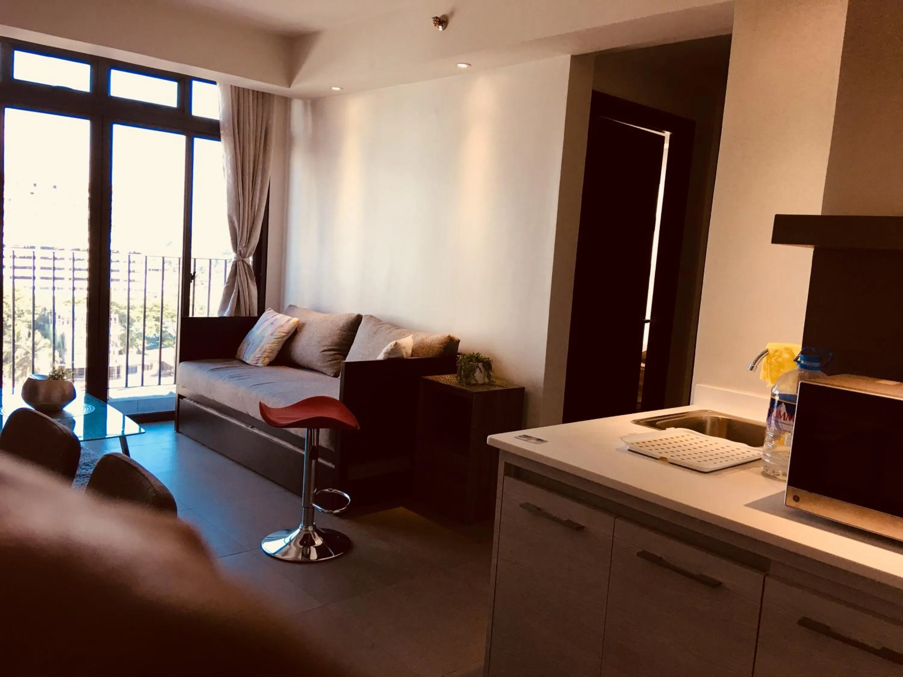 Living room in Portovita Towers