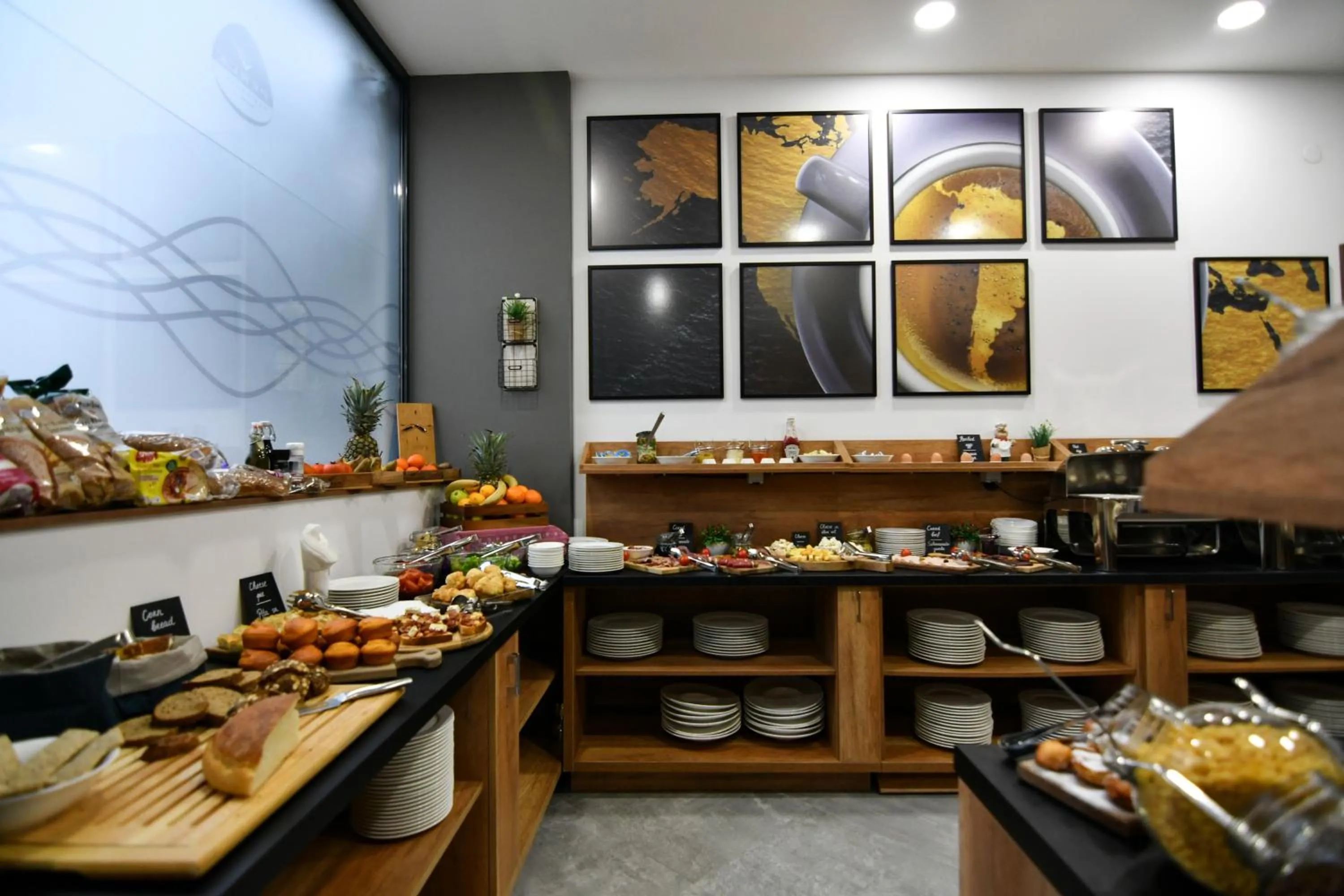 Buffet breakfast in Perla Residence Hotel & SPA