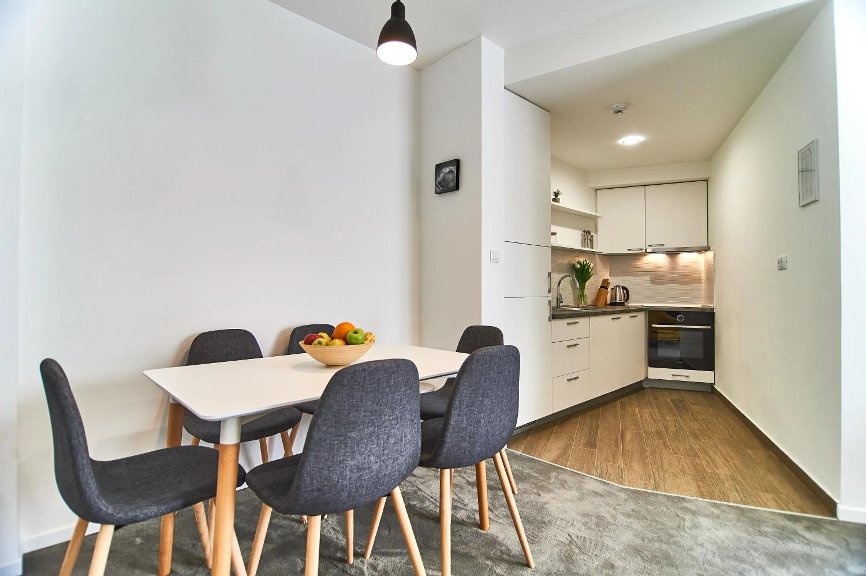 Kitchen or kitchenette in Perla Residence Hotel & SPA