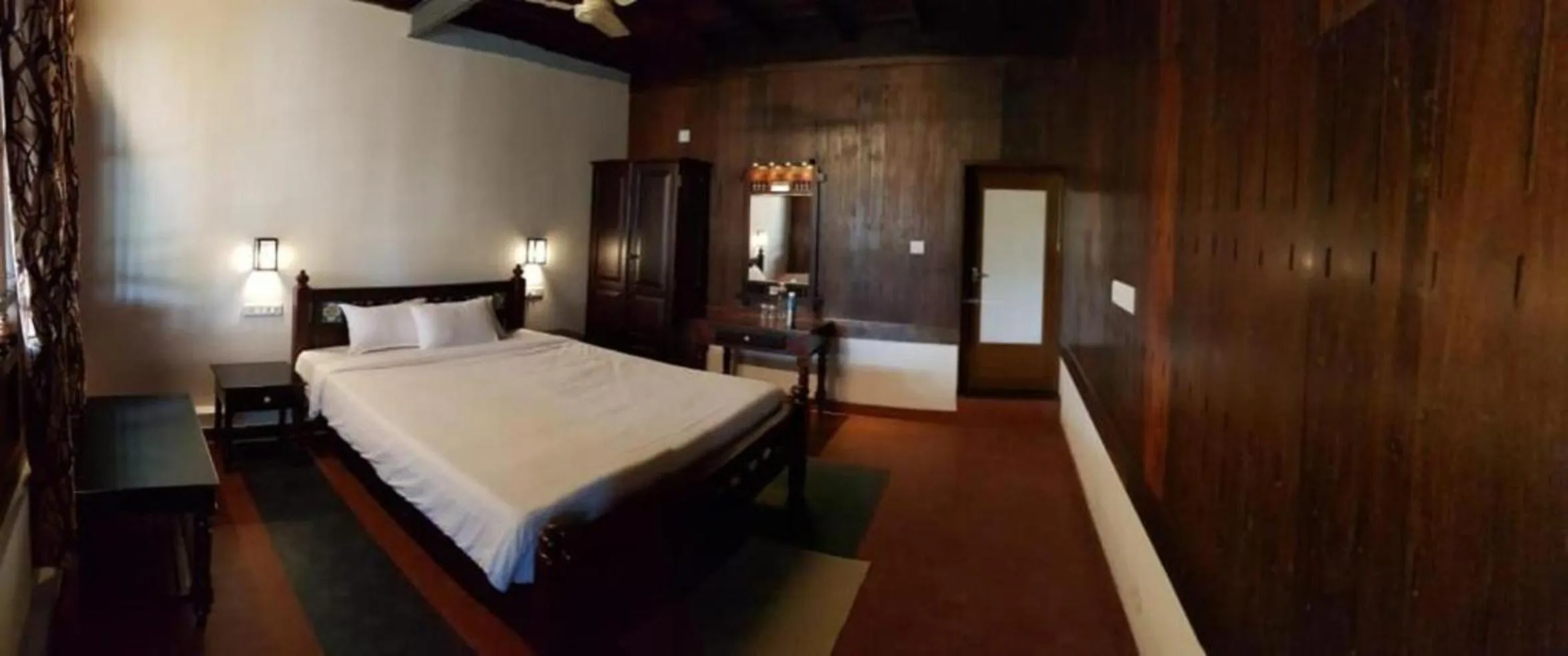 Bed in Marari Green Villas