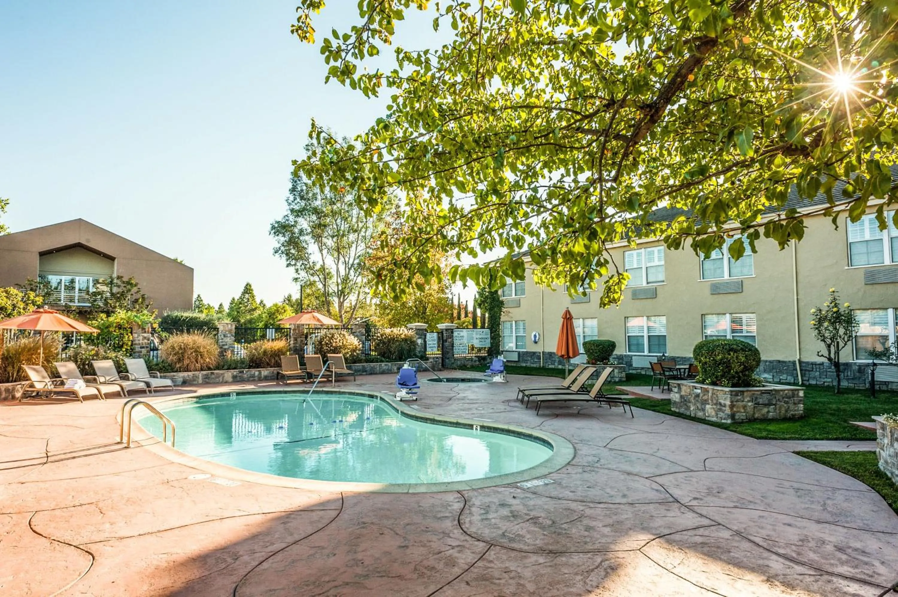 Swimming pool in Hotel Indigo Napa Valley by IHG