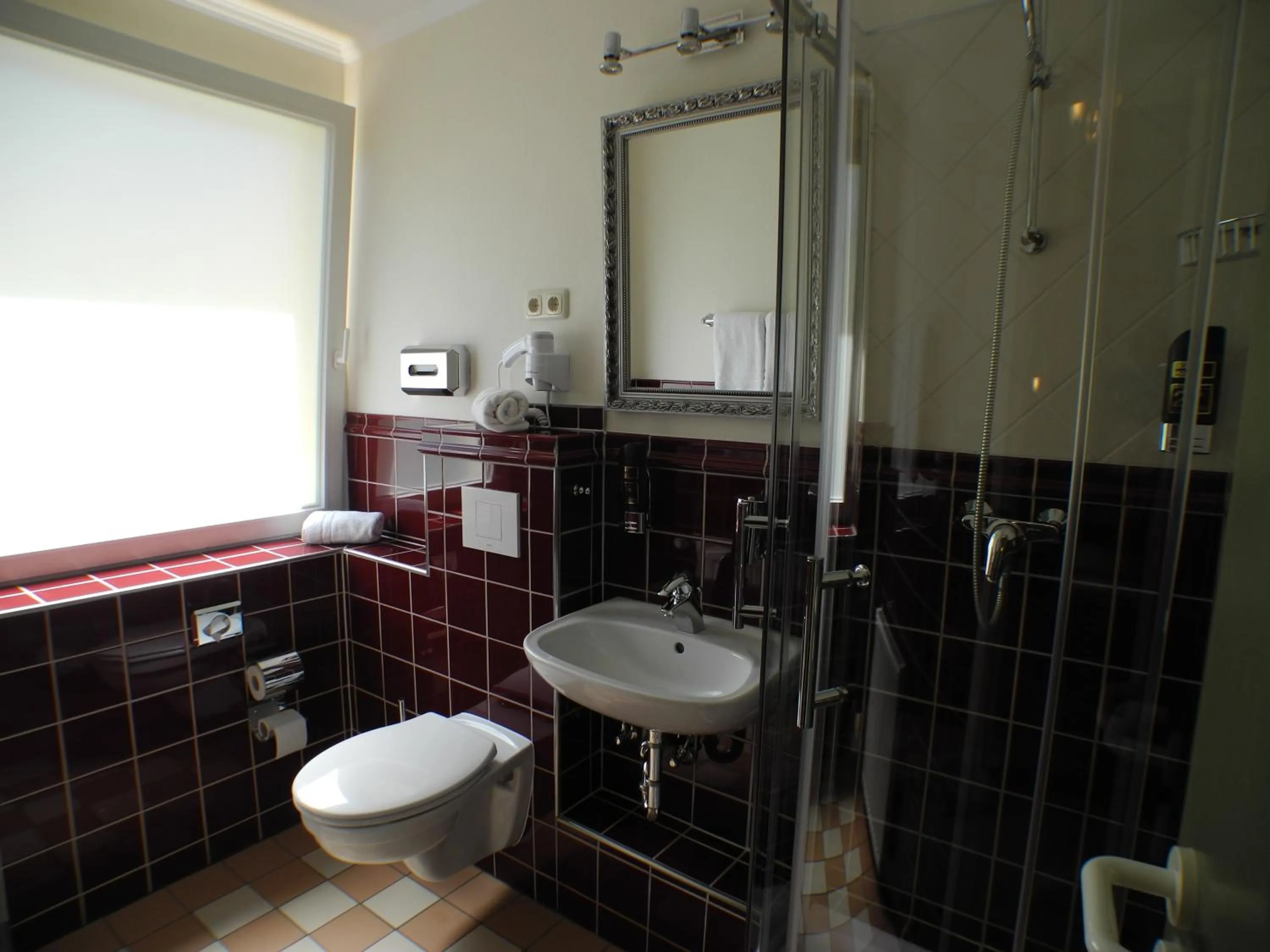 Bathroom in Stadtparkhotel Alexandra
