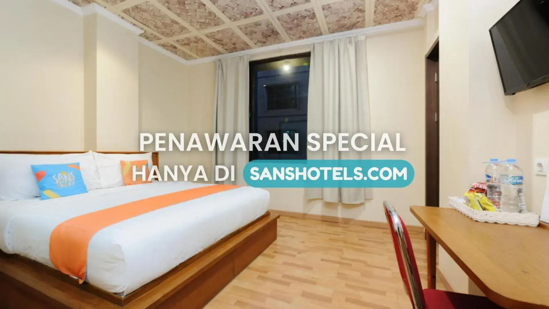 Bedroom, Bed in Sans Vibes Joe Hotel Soekarno Hatta Airport Bedroom, Bed in Sans Vibes Joe Hotel Soekarno Hatta Airport