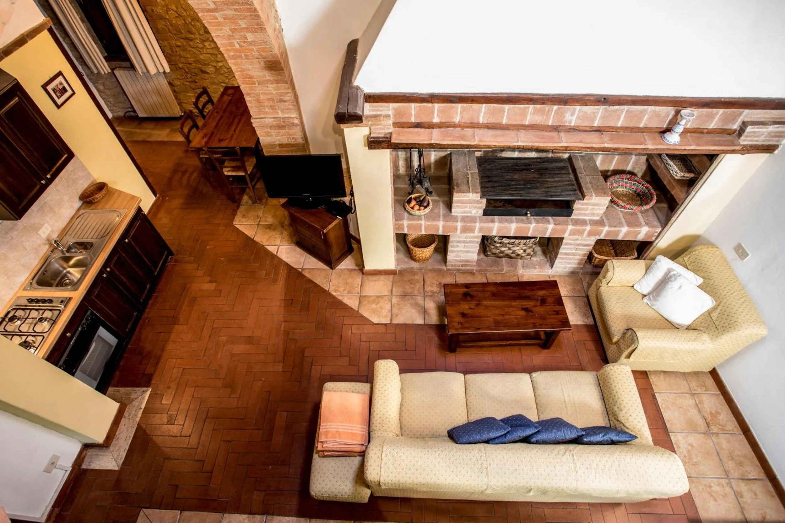 Living room in Borgo Il Poggiaccio Residenza Turistico Alberghiera