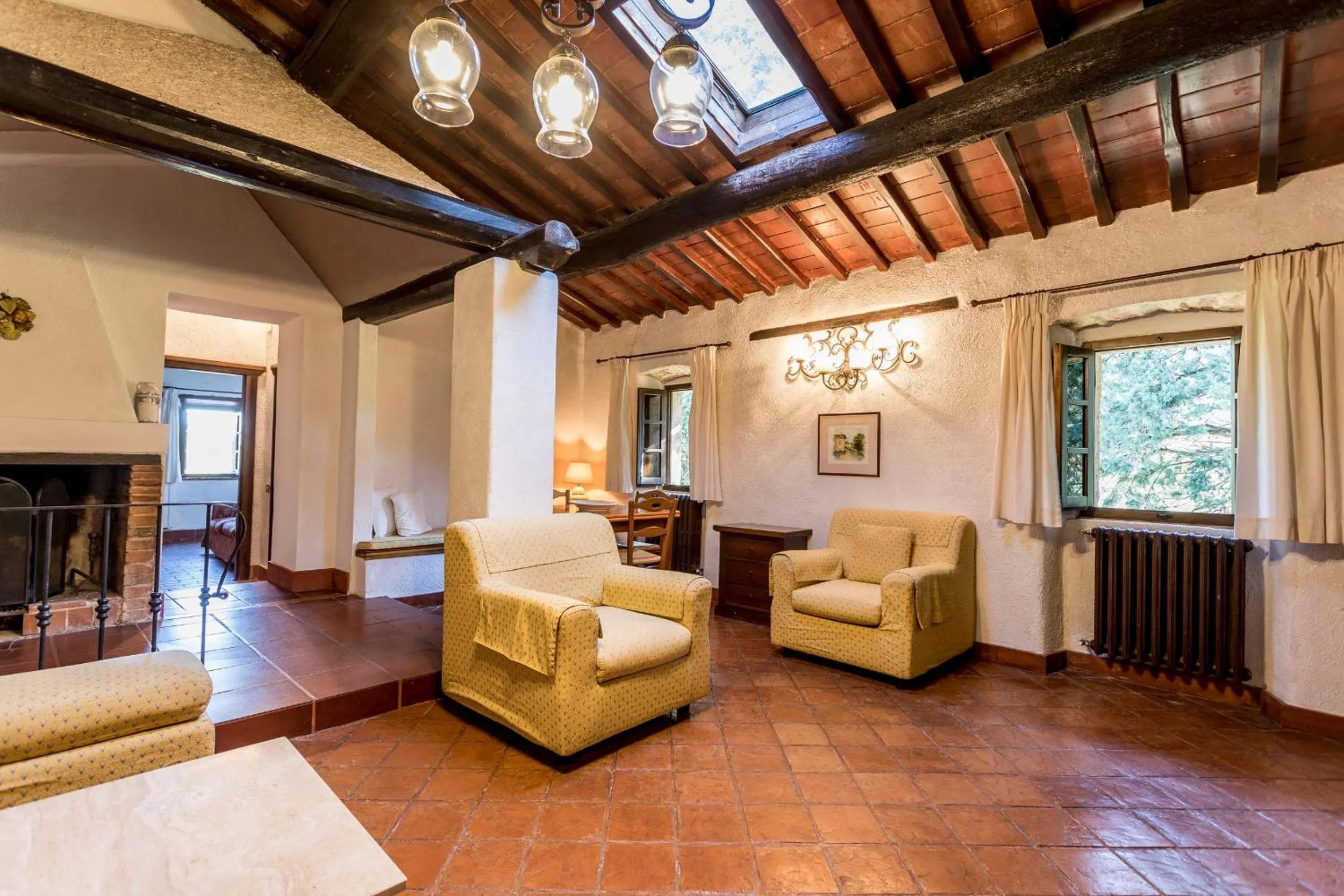 Living room in Borgo Il Poggiaccio Residenza Turistico Alberghiera