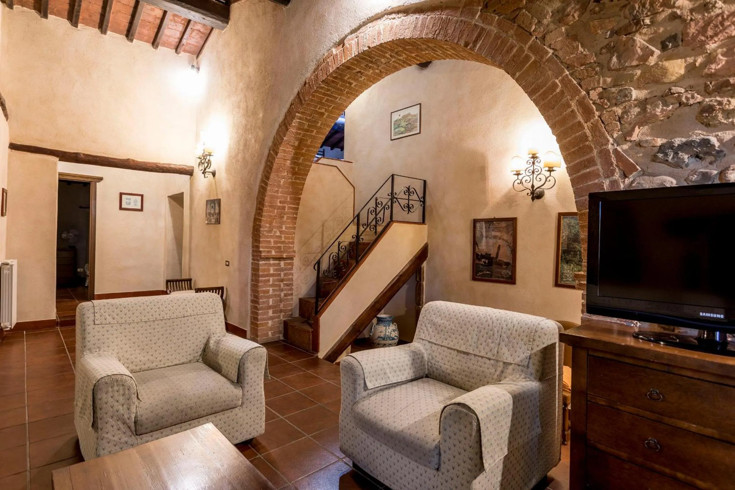 Living room in Borgo Il Poggiaccio Residenza Turistico Alberghiera