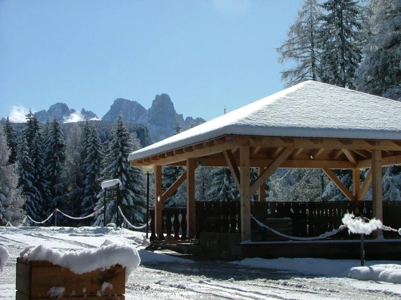 Patio in Hotel Sole Family Hotel