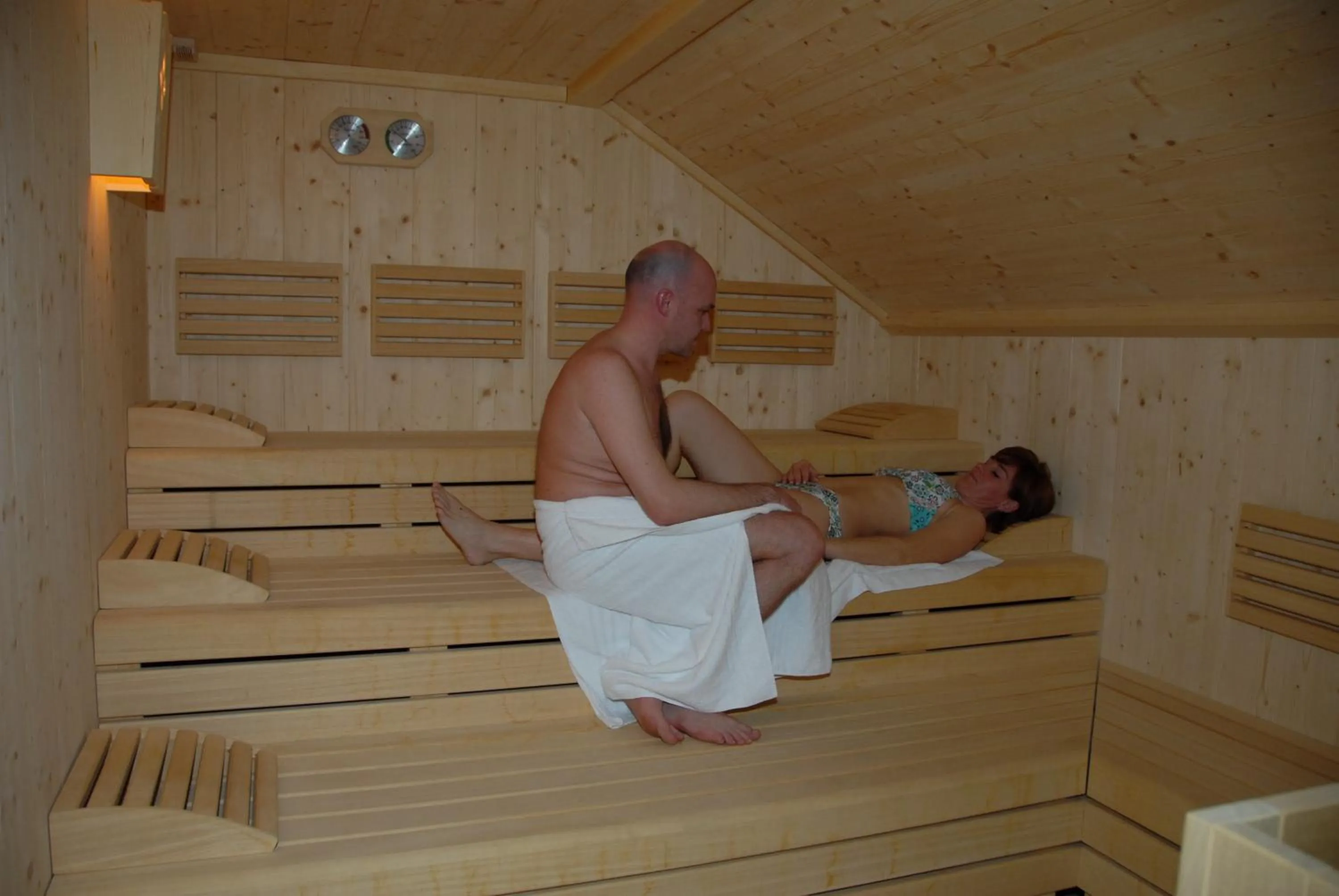 Sauna in Hotel Sole Family Hotel