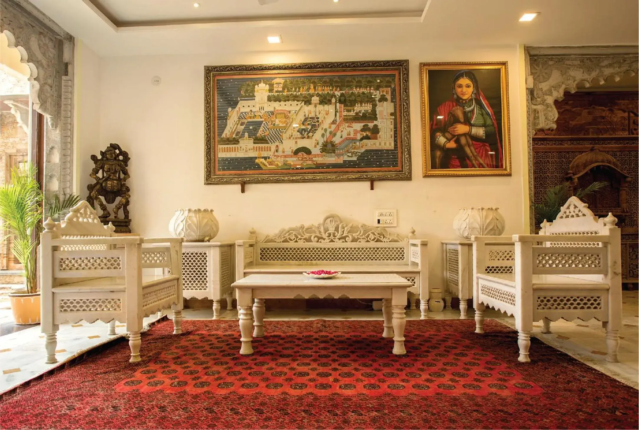 Living room in Bloom Boutique l Lake Pichola Living room in Bloom Boutique l Lake Pichola
