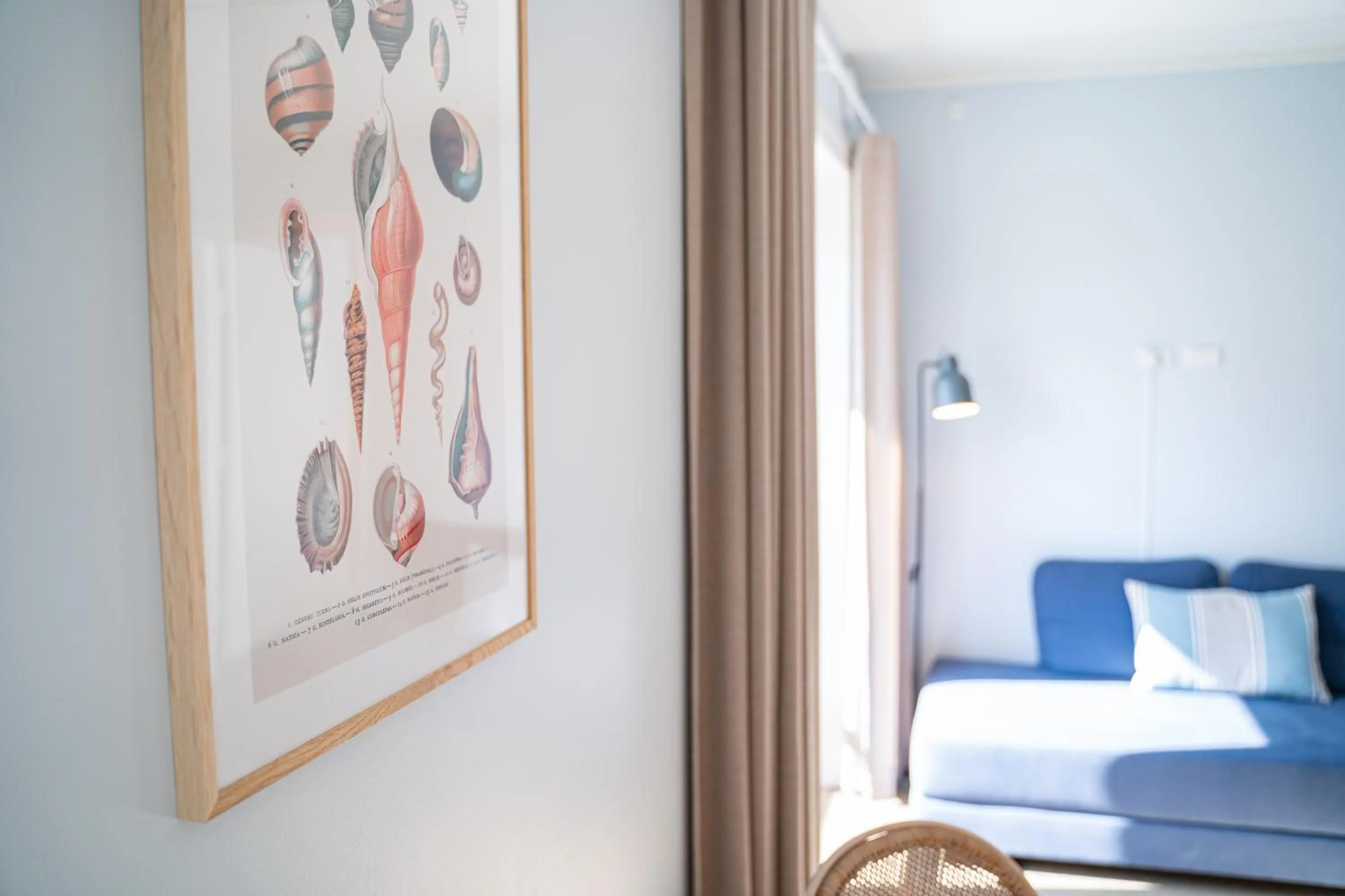 Decorative detail, Bed in Hotel Marie