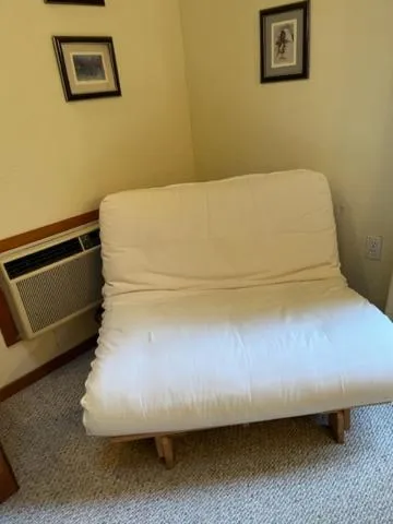 Seating area in Backyard Garden Oasis