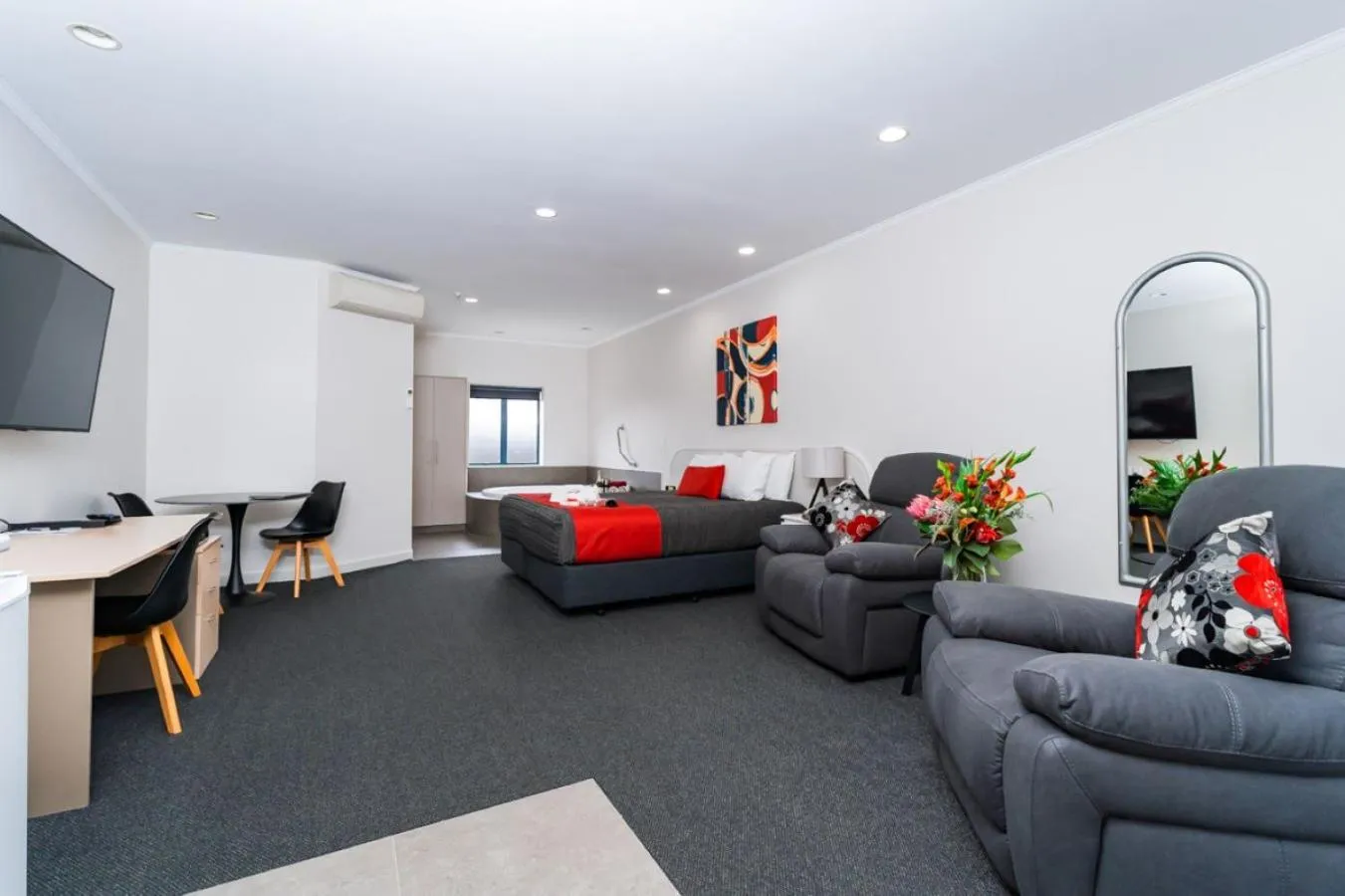 Living room in Aubyn Court Spa Motel