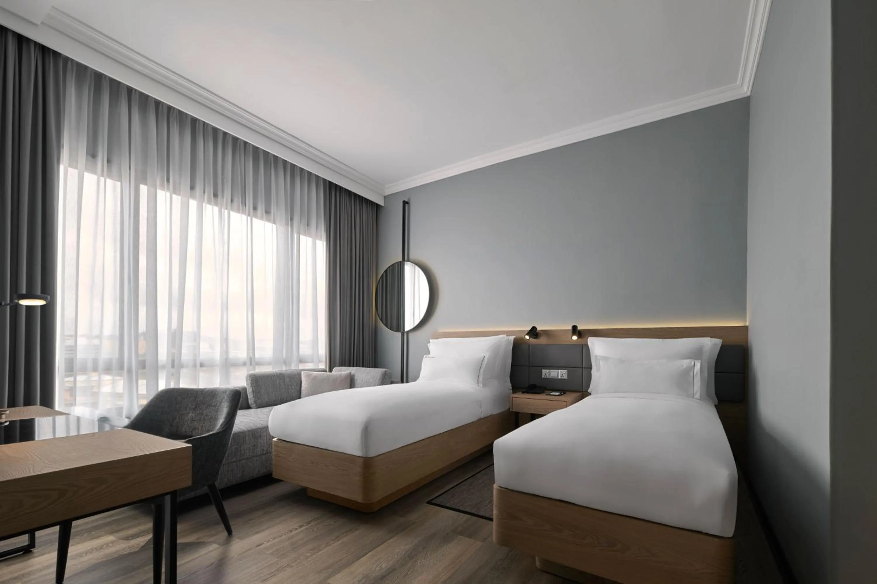 Photo of the whole room, Bed in AC Hotel by Marriott Kuantan