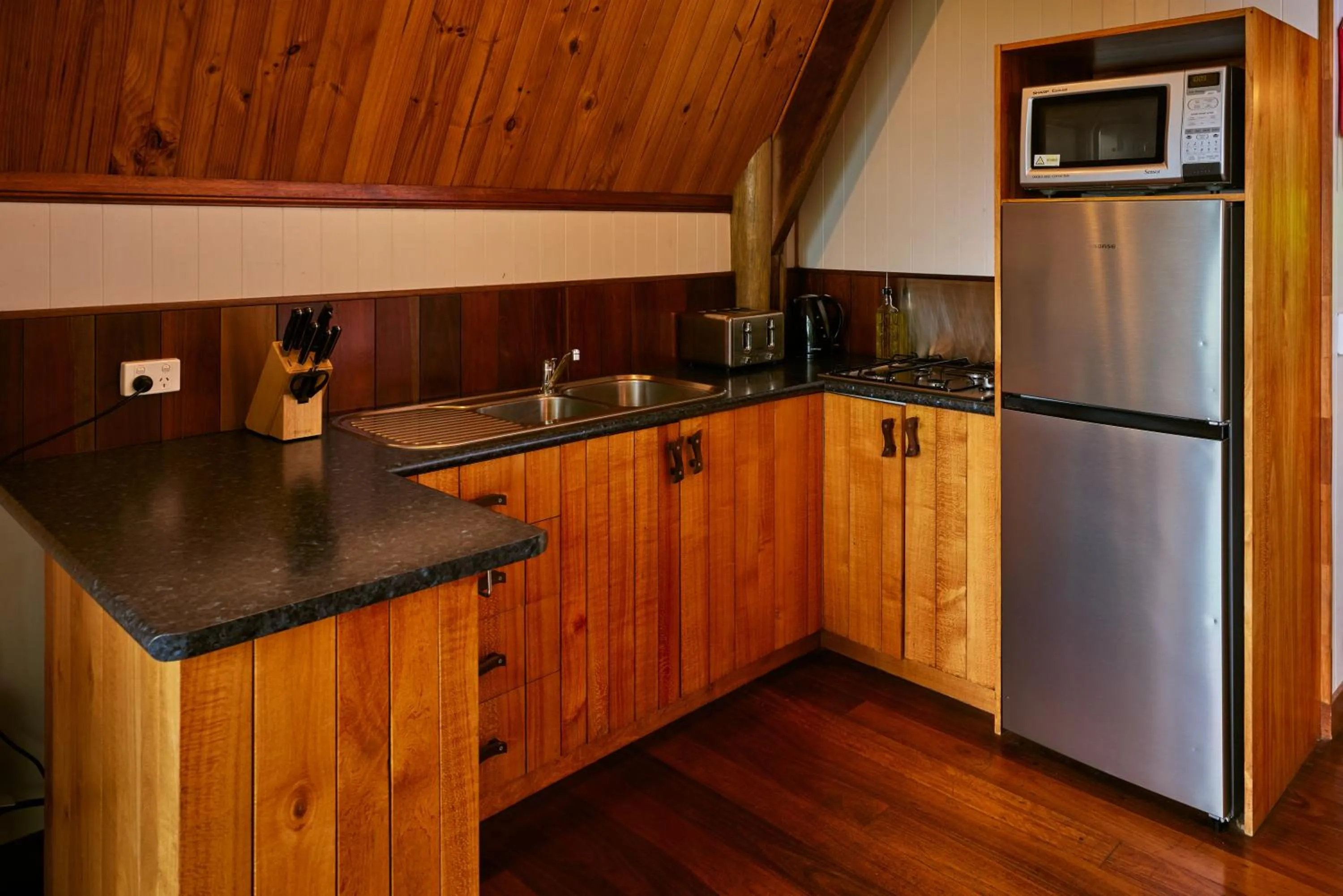 kitchen in Rose Gums Wilderness Retreat