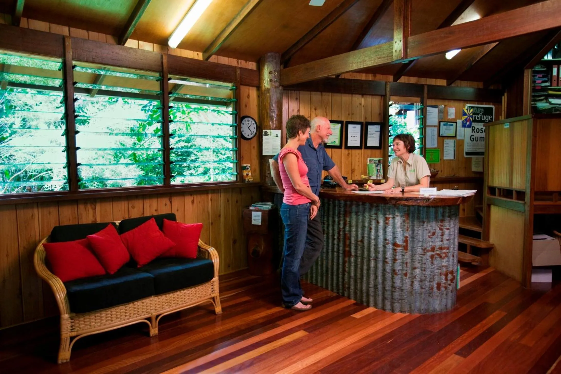 Staff in Rose Gums Wilderness Retreat