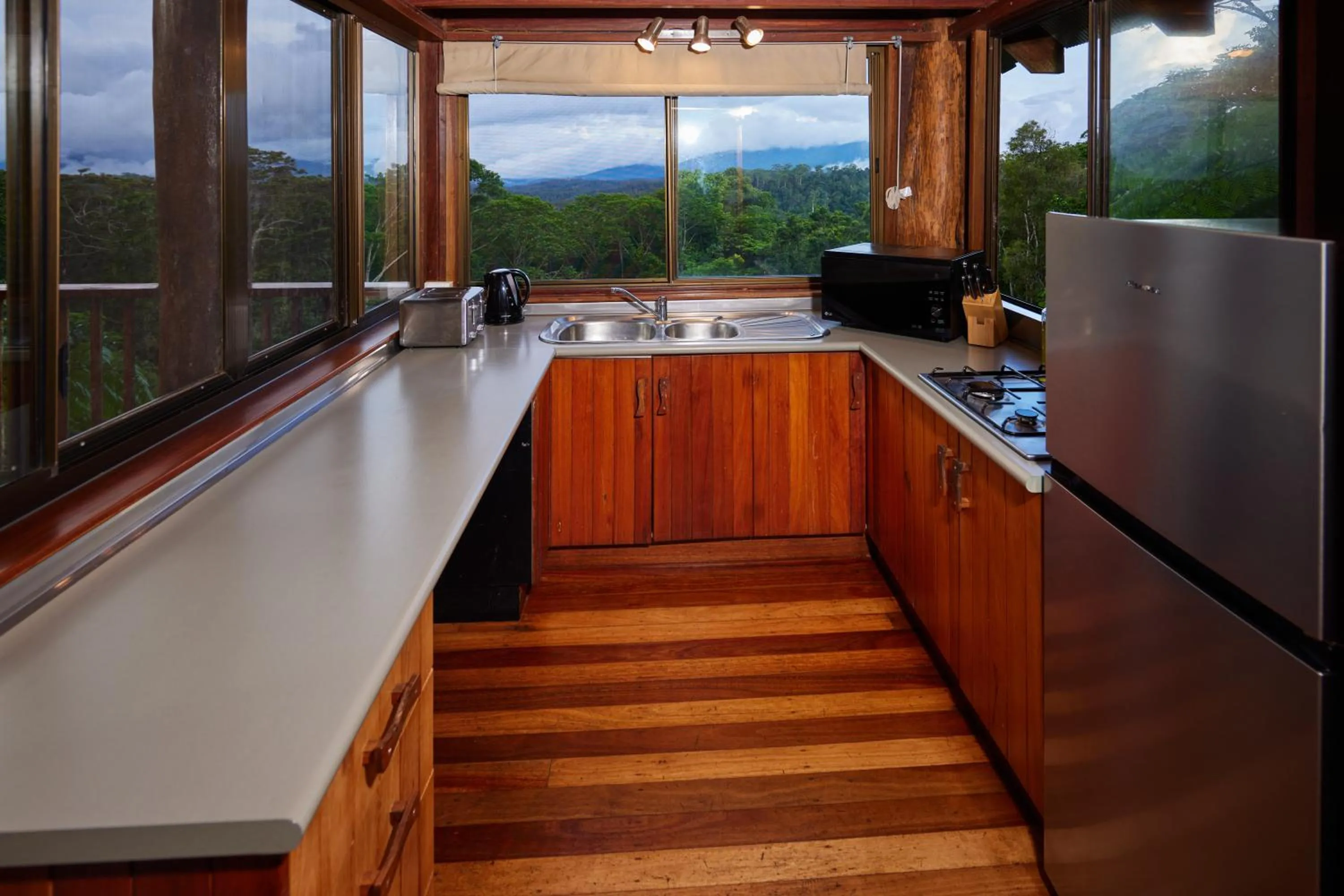 kitchen in Rose Gums Wilderness Retreat