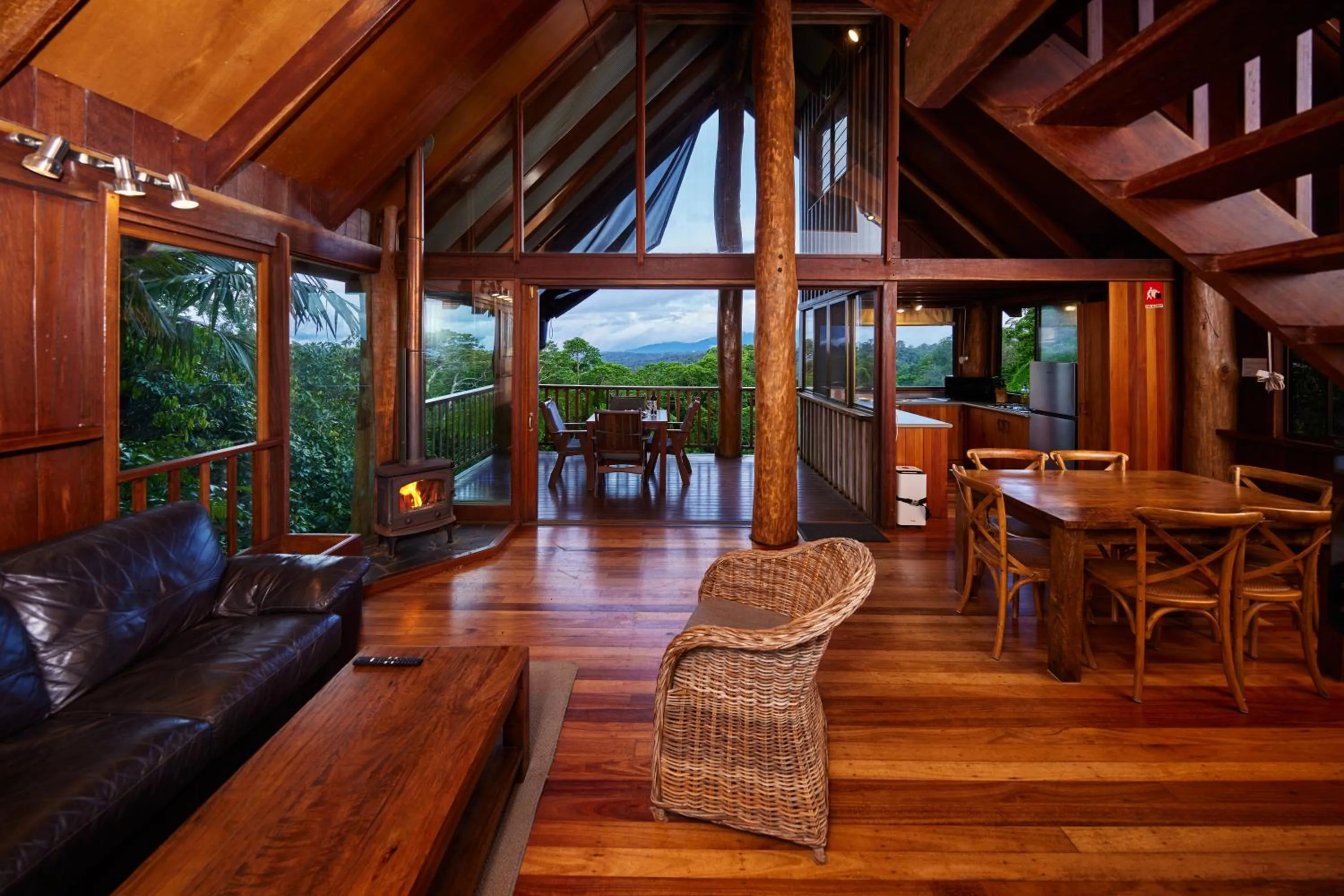 Living room in Rose Gums Wilderness Retreat