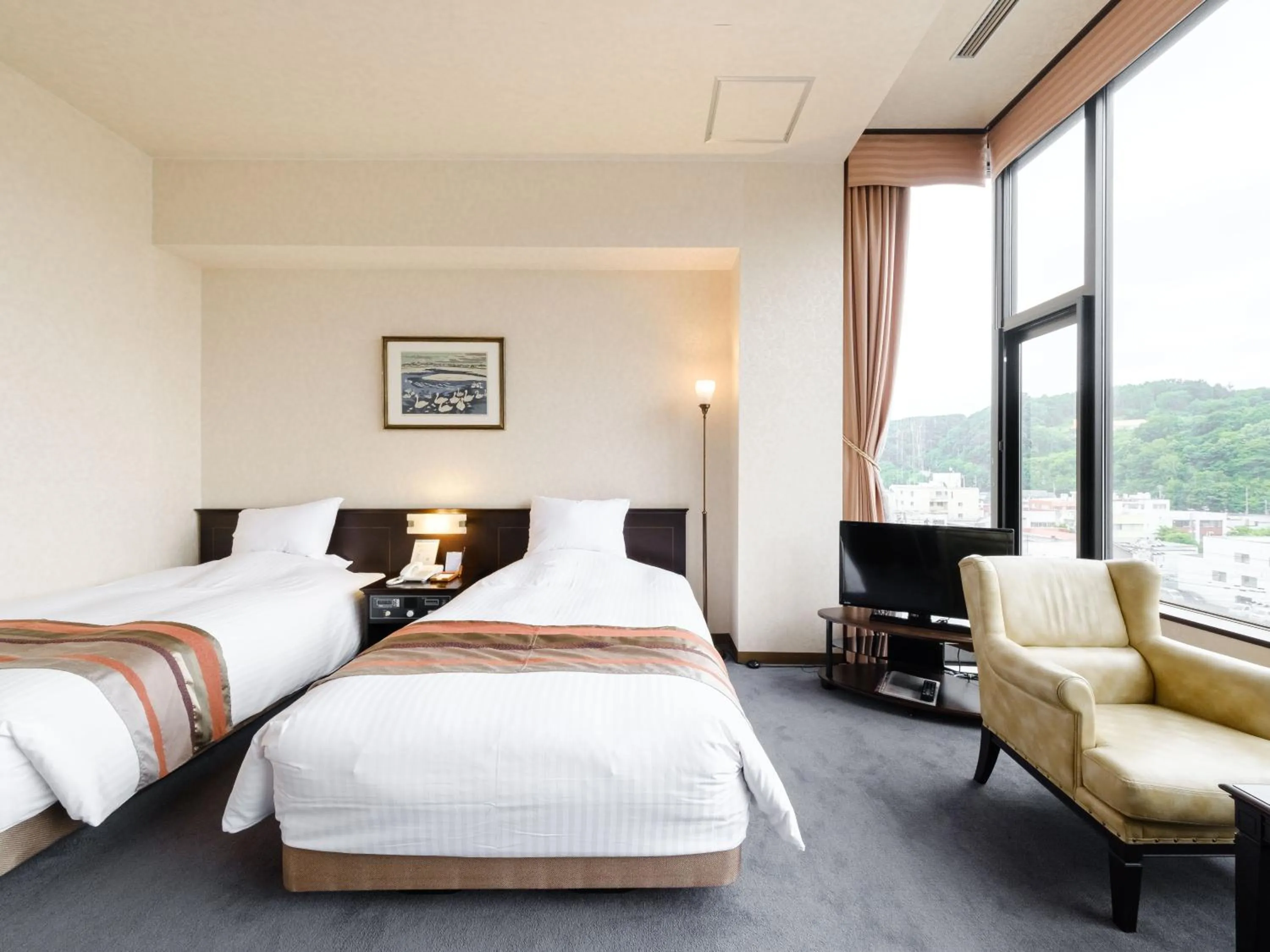 Bed in Tabist Abashiri Central Hotel