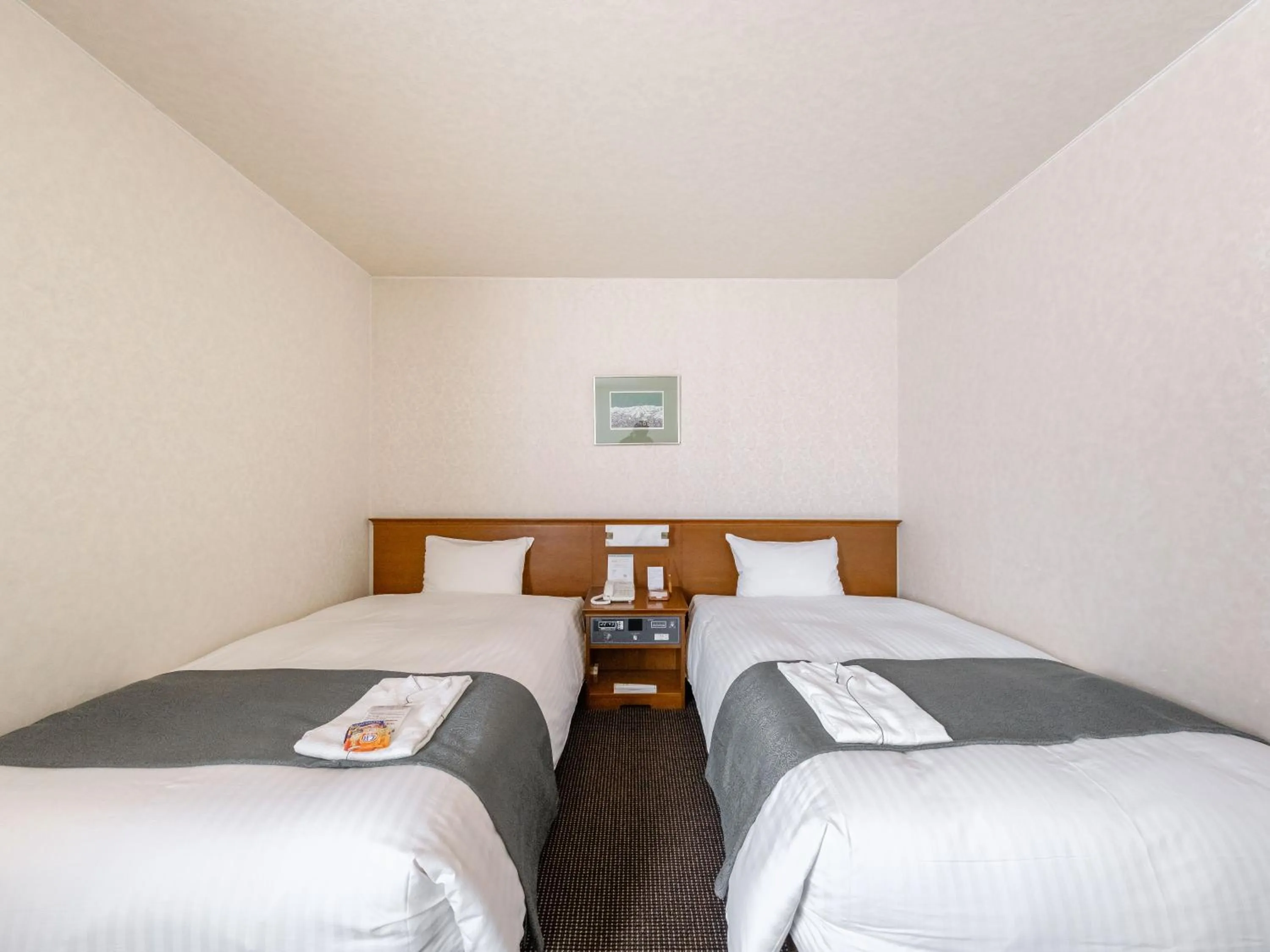 Bed in Tabist Abashiri Central Hotel