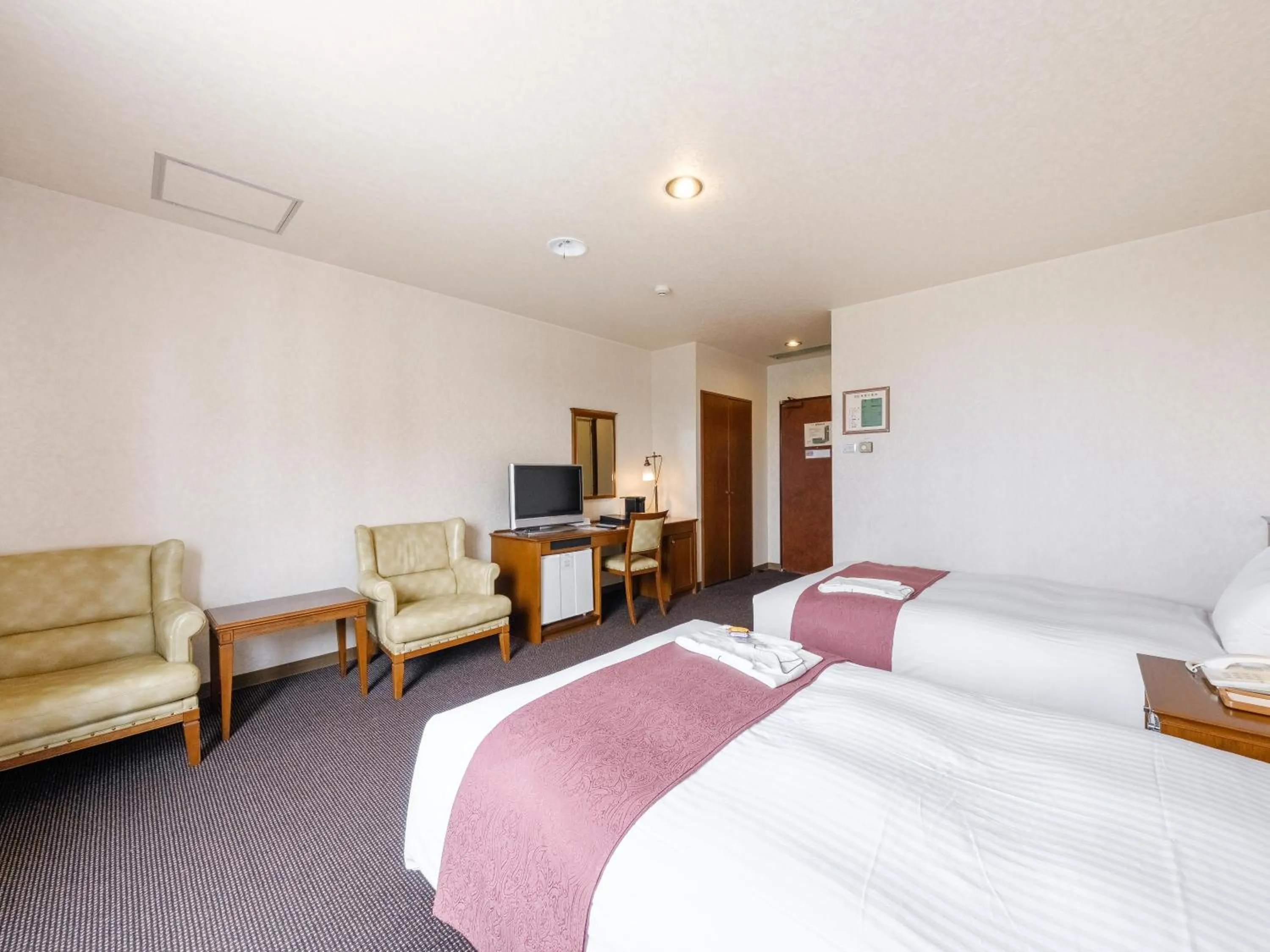 Bed in Tabist Abashiri Central Hotel