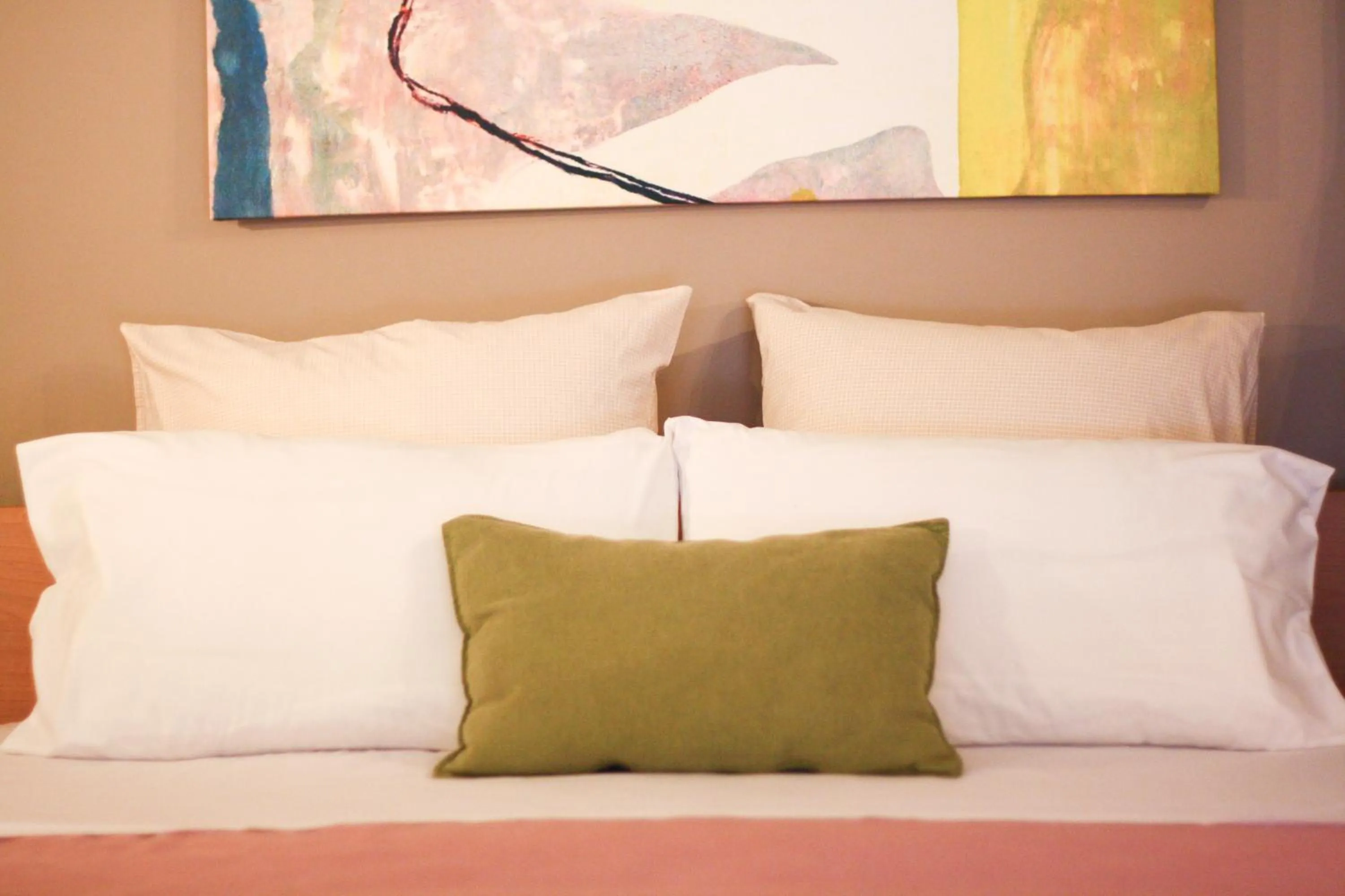 Bed in Akis Apartments