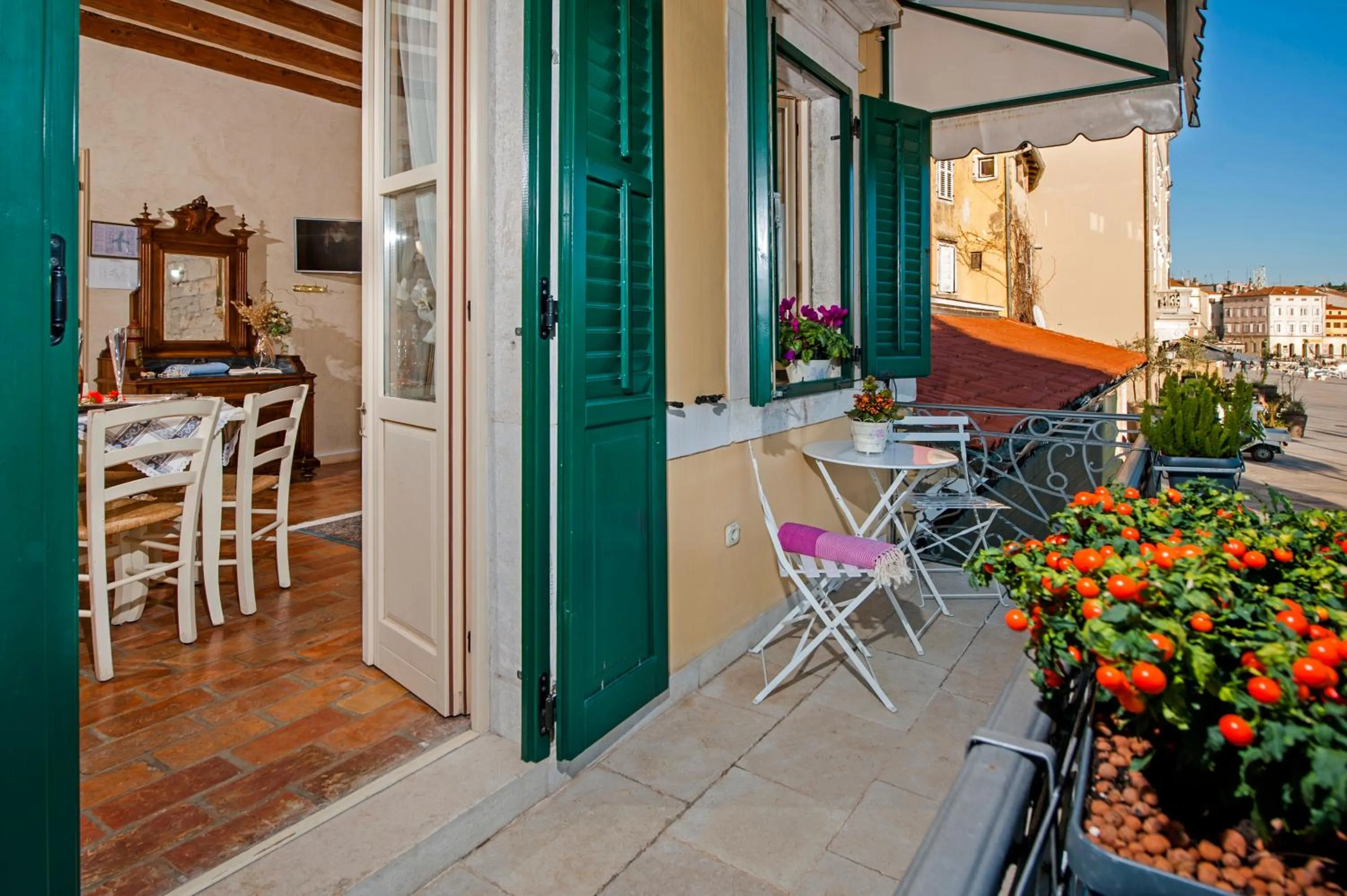 Balcony/Terrace in Residence PORTA ANTICA Centro Storico