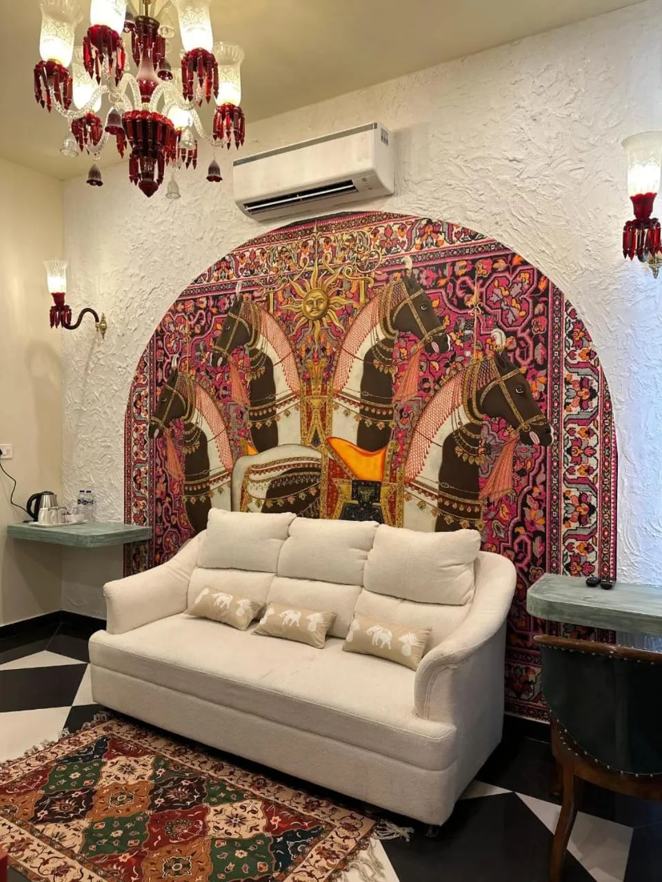 Seating area in Stay Banaras - A Boutique Hotel