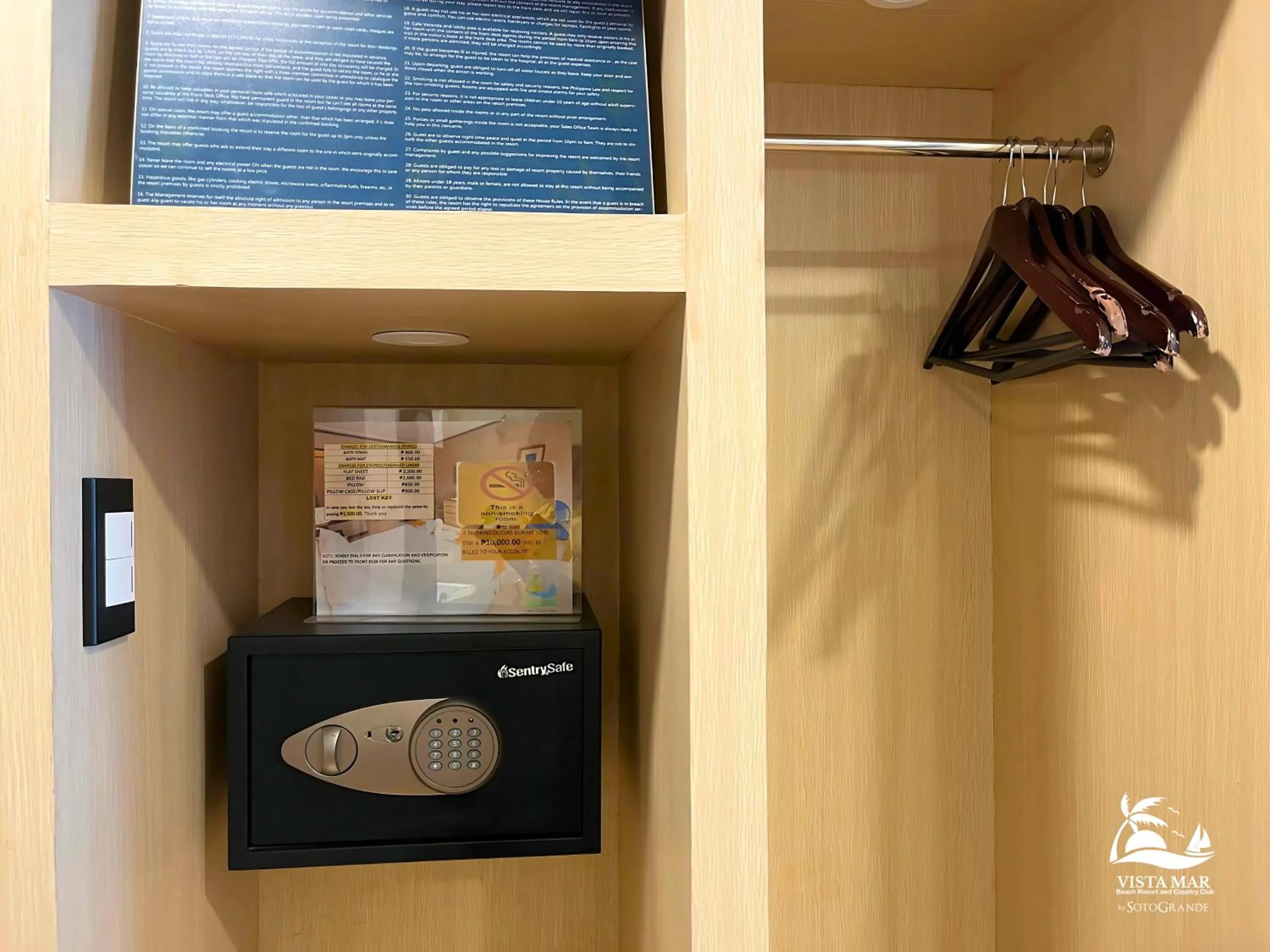 safe in Vista Mar Beach Resort & Country Club