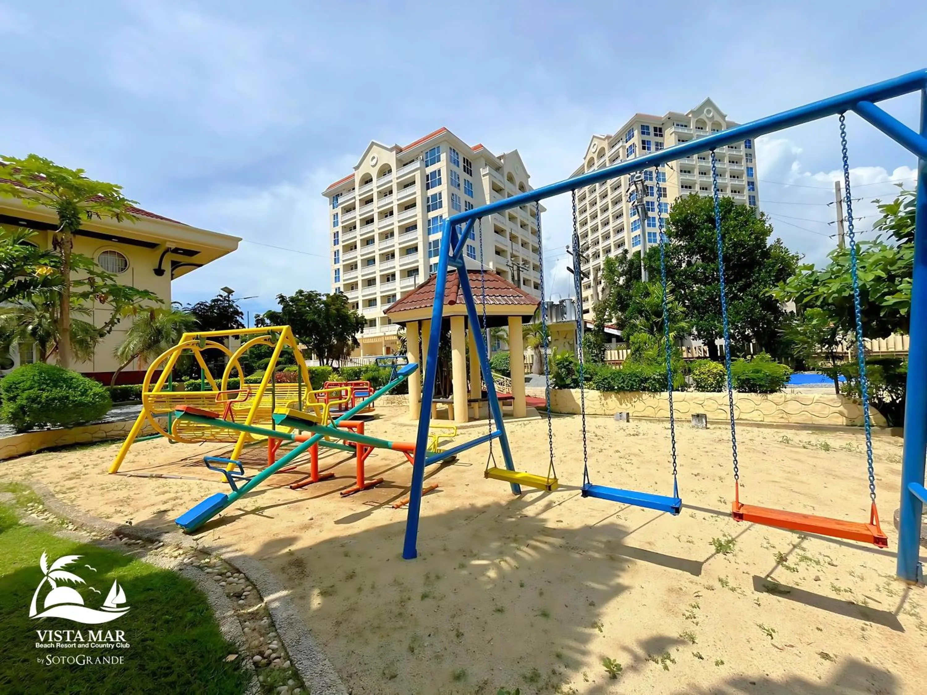 Children play ground in Vista Mar Beach Resort & Country Club