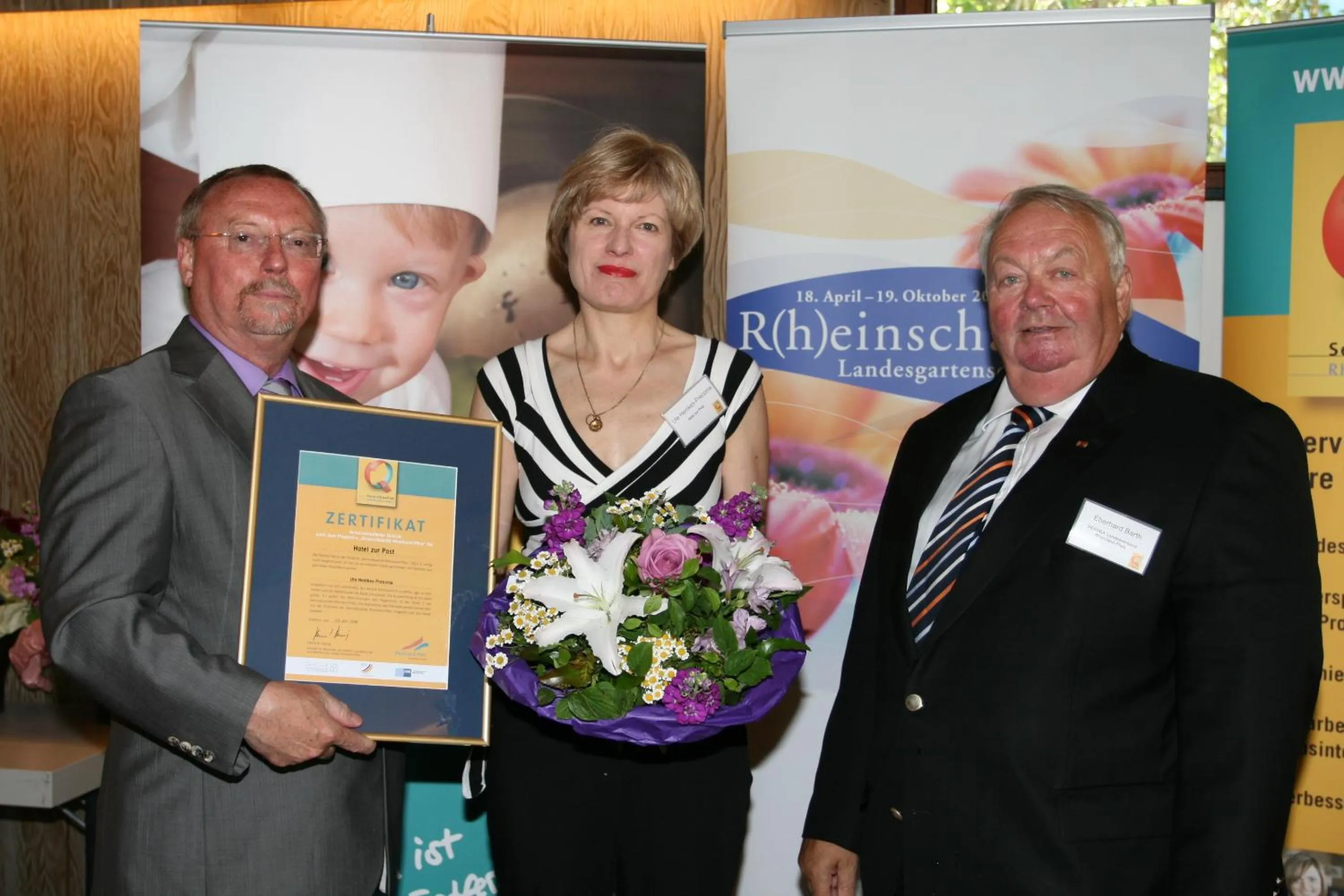 Certificate/Award in Hotel zur Post