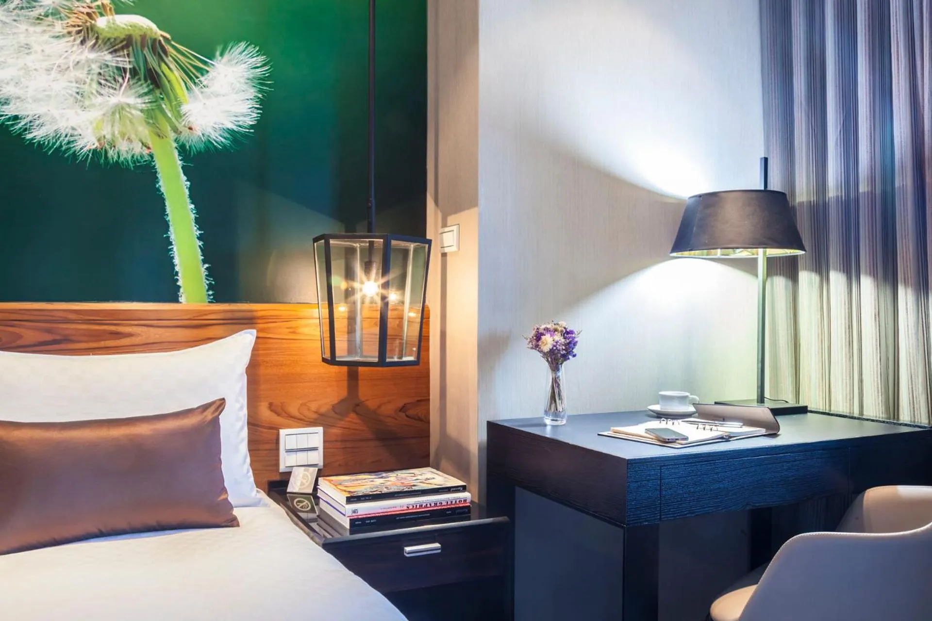 Bed in Pacific Business Hotel