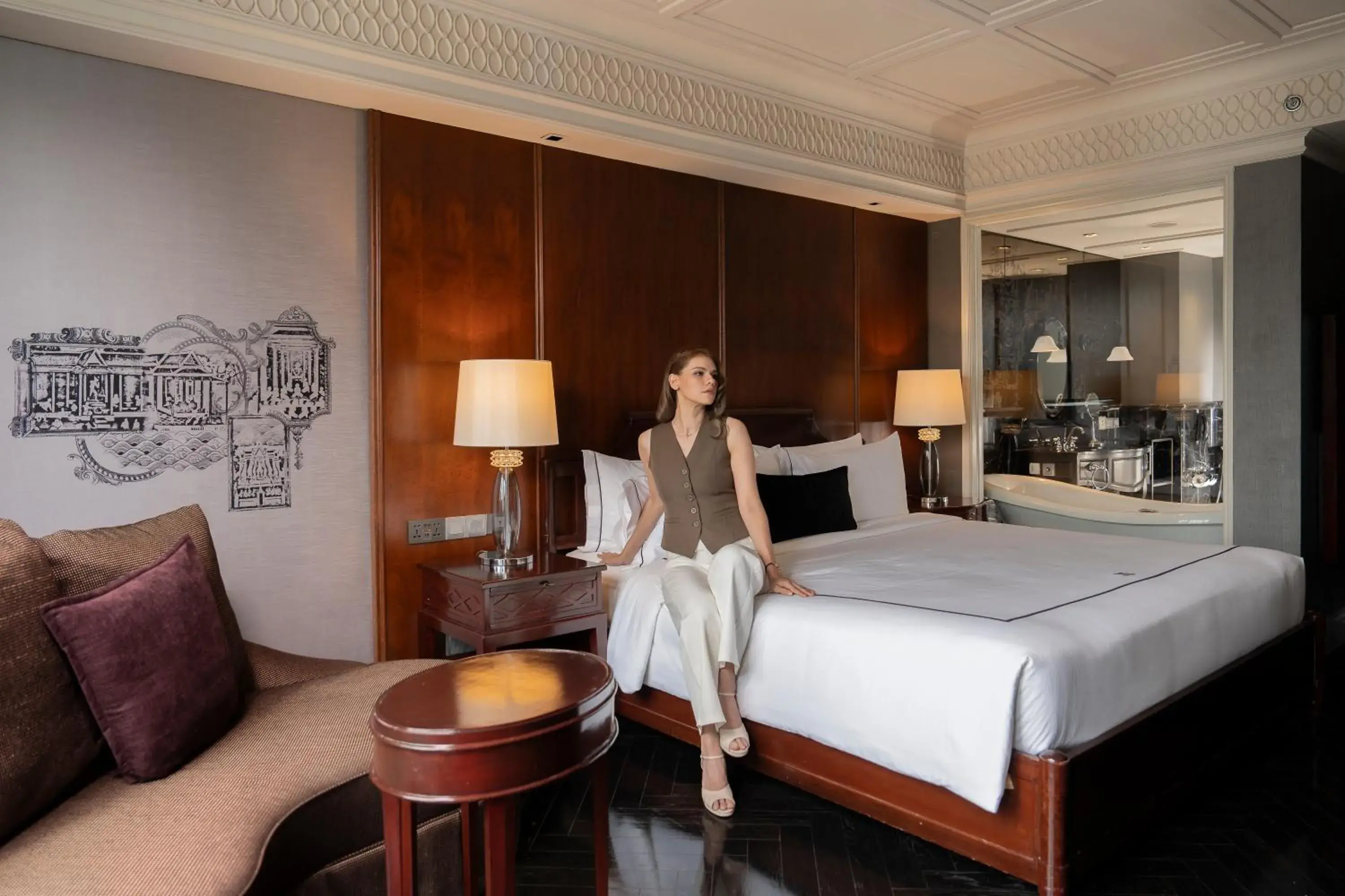 Bed in Hotel Muse Bangkok, Autograph Collection by Marriott Bed in Hotel Muse Bangkok, Autograph Collection by Marriott
