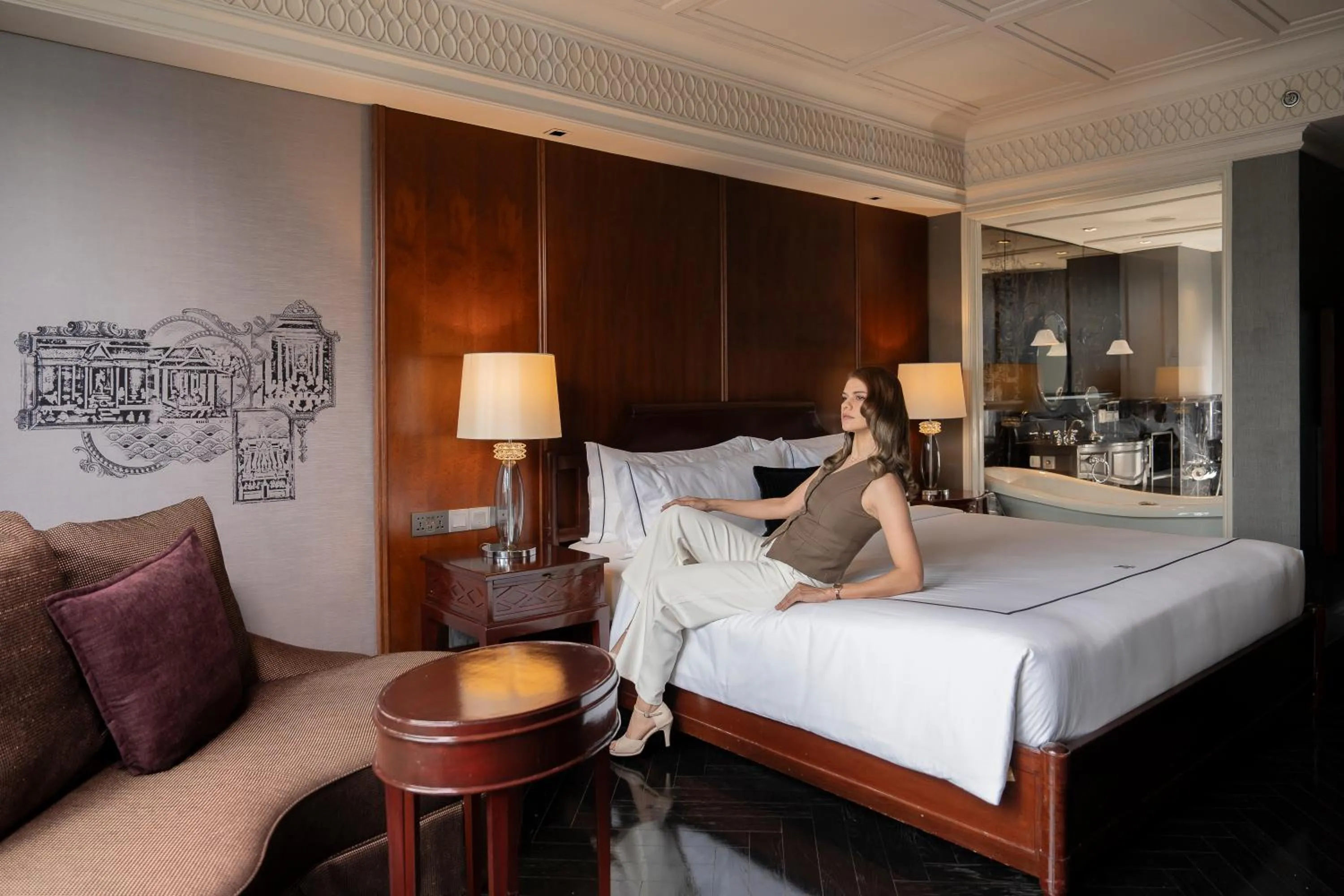 Bed in Hotel Muse Bangkok, Autograph Collection
