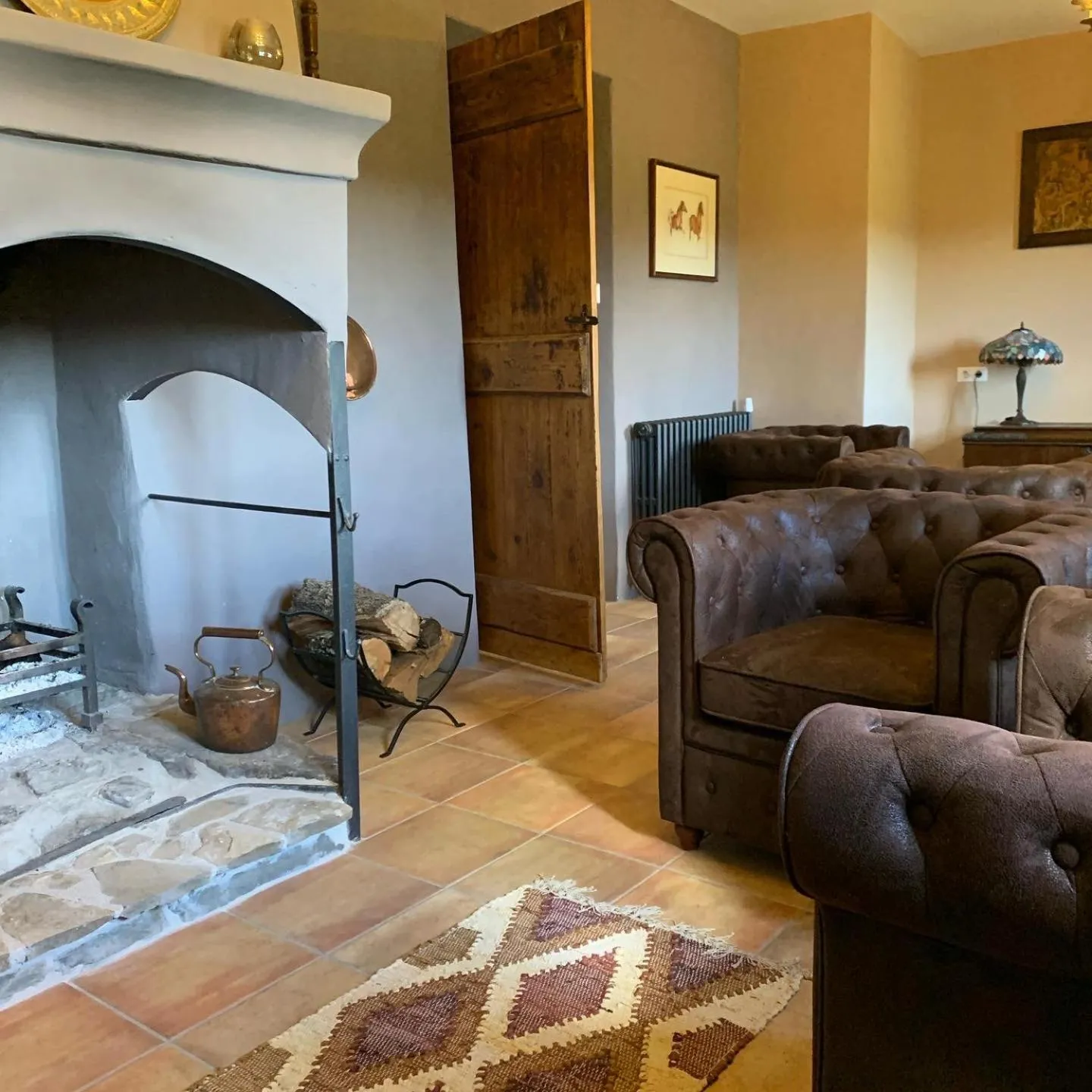 Seating area in Casa Lascorz