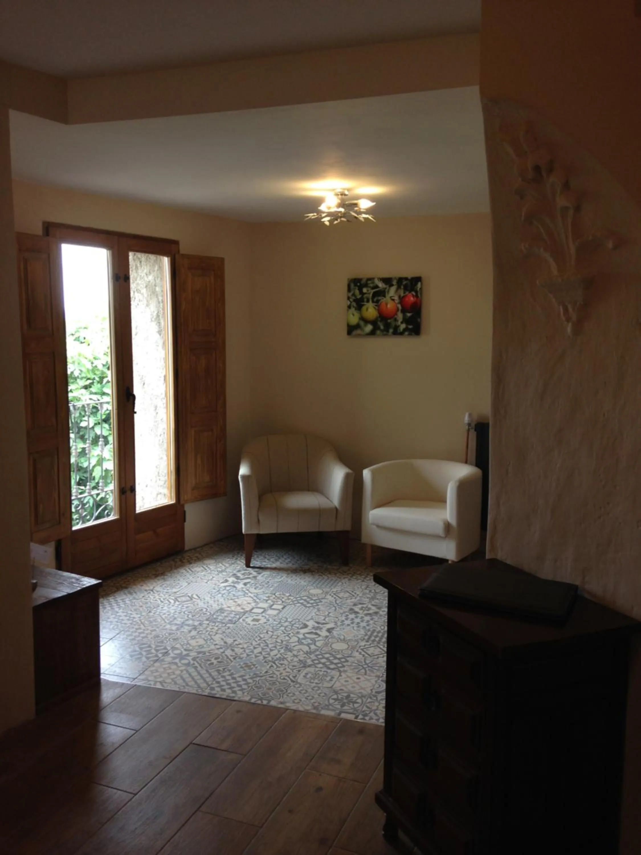 Seating area in Casa Lascorz