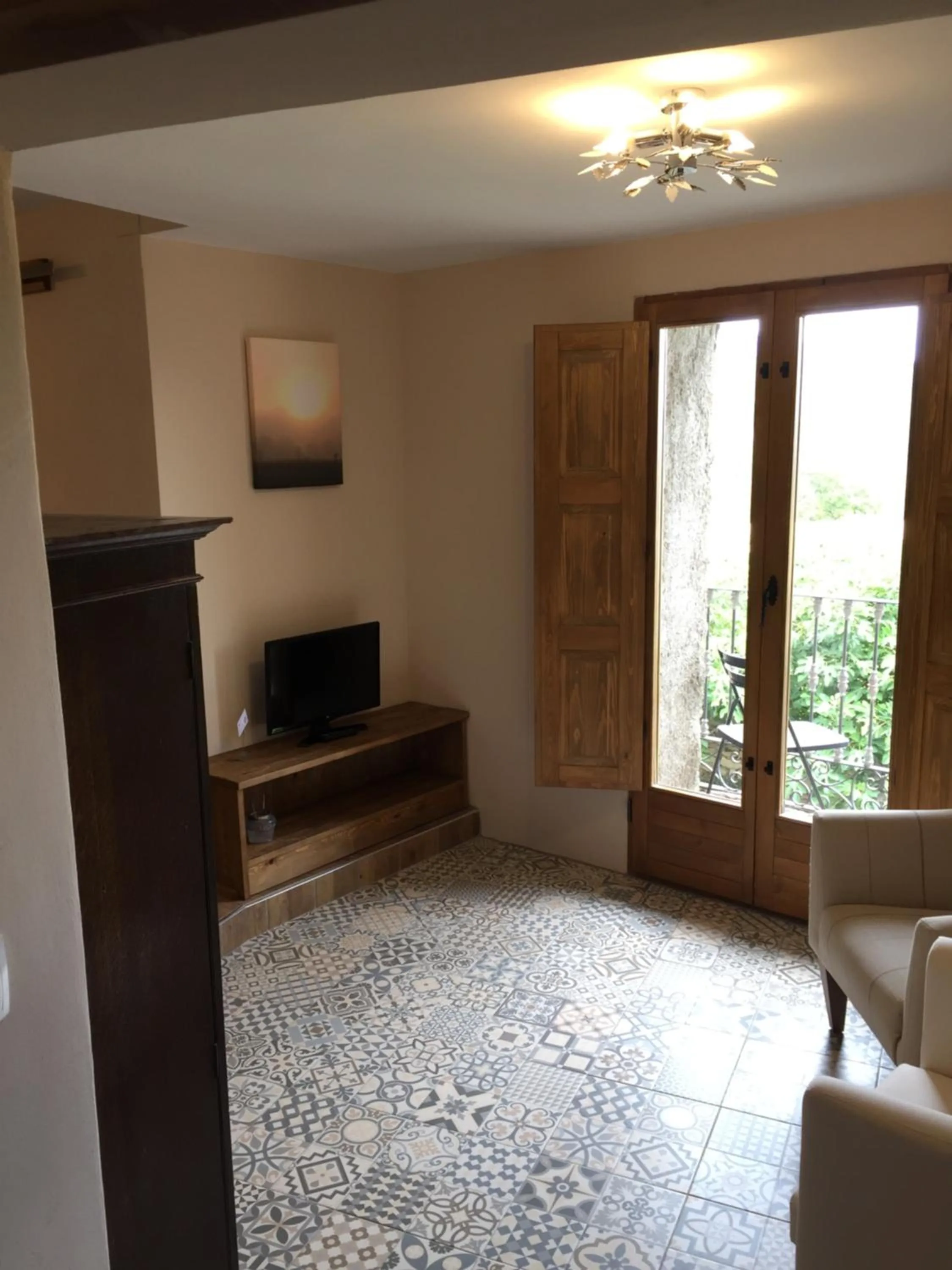 Seating area in Casa Lascorz