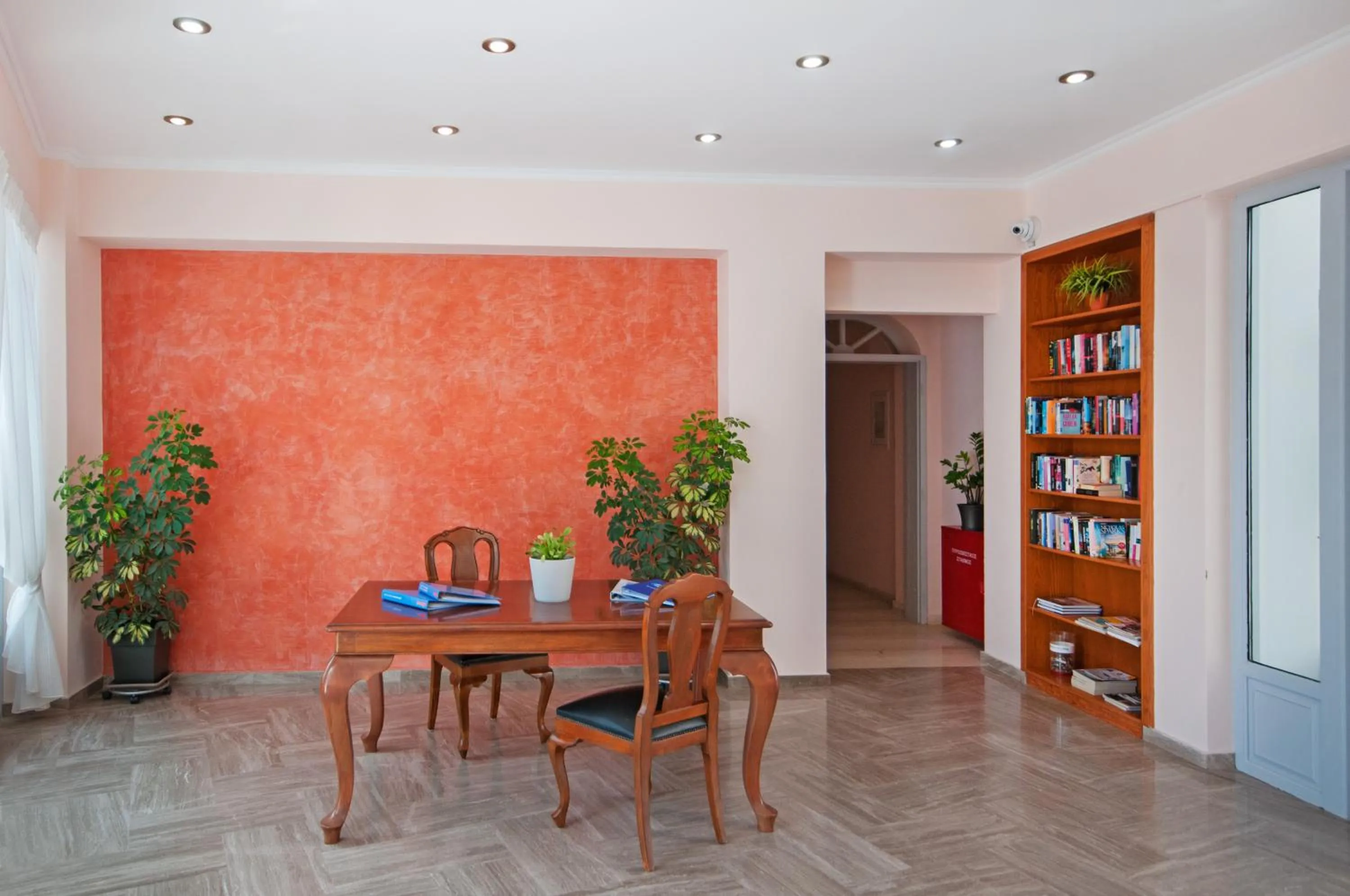 Library in Glaros Hotel