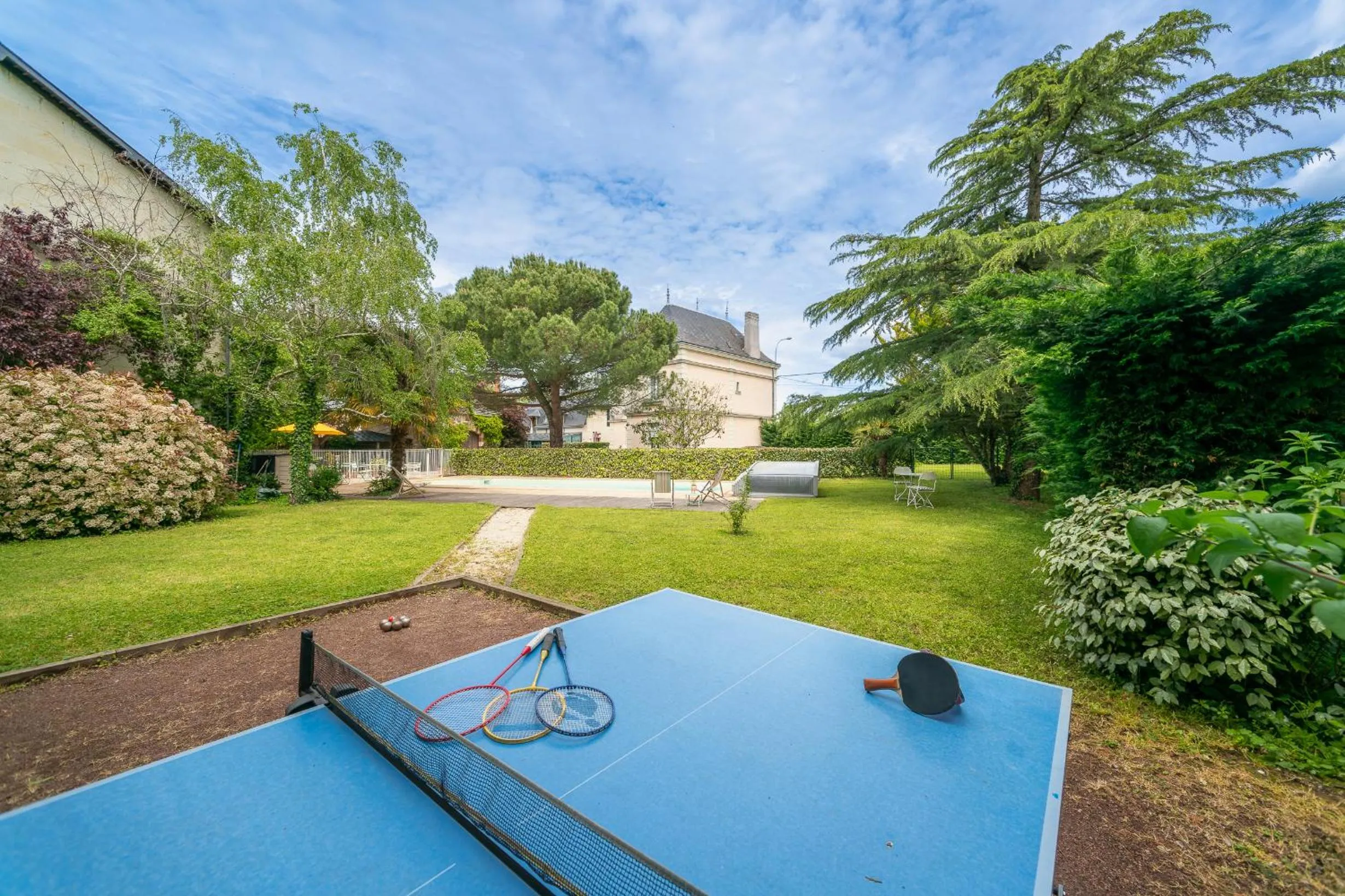 Garden view in Maison d'hôtes Villa Richelieu