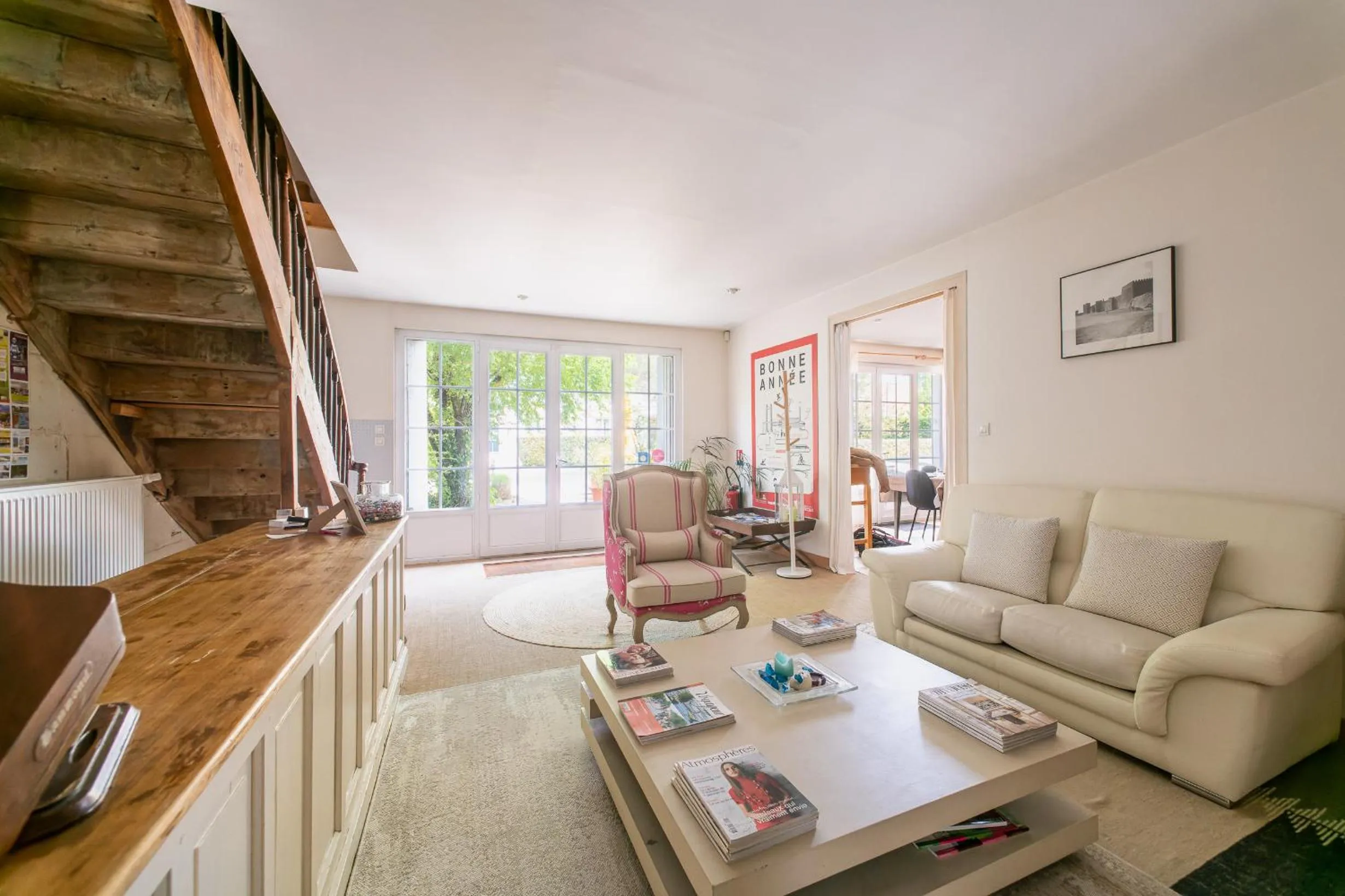 Living room in Maison d'hôtes Villa Richelieu