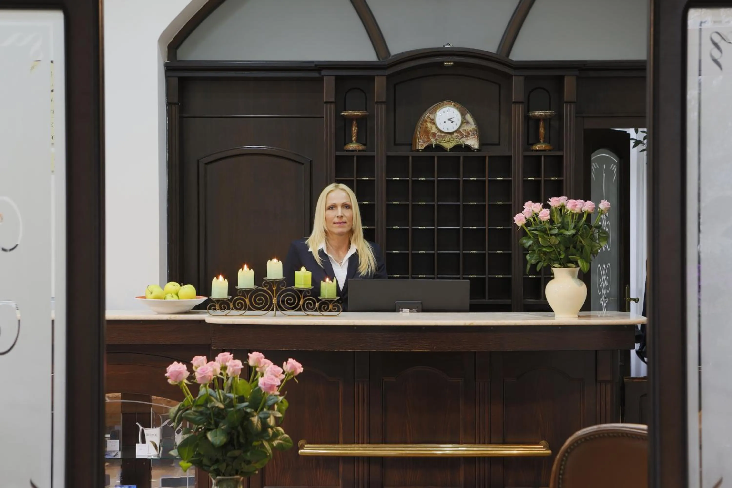 Lobby or reception in Hotel Pavlov