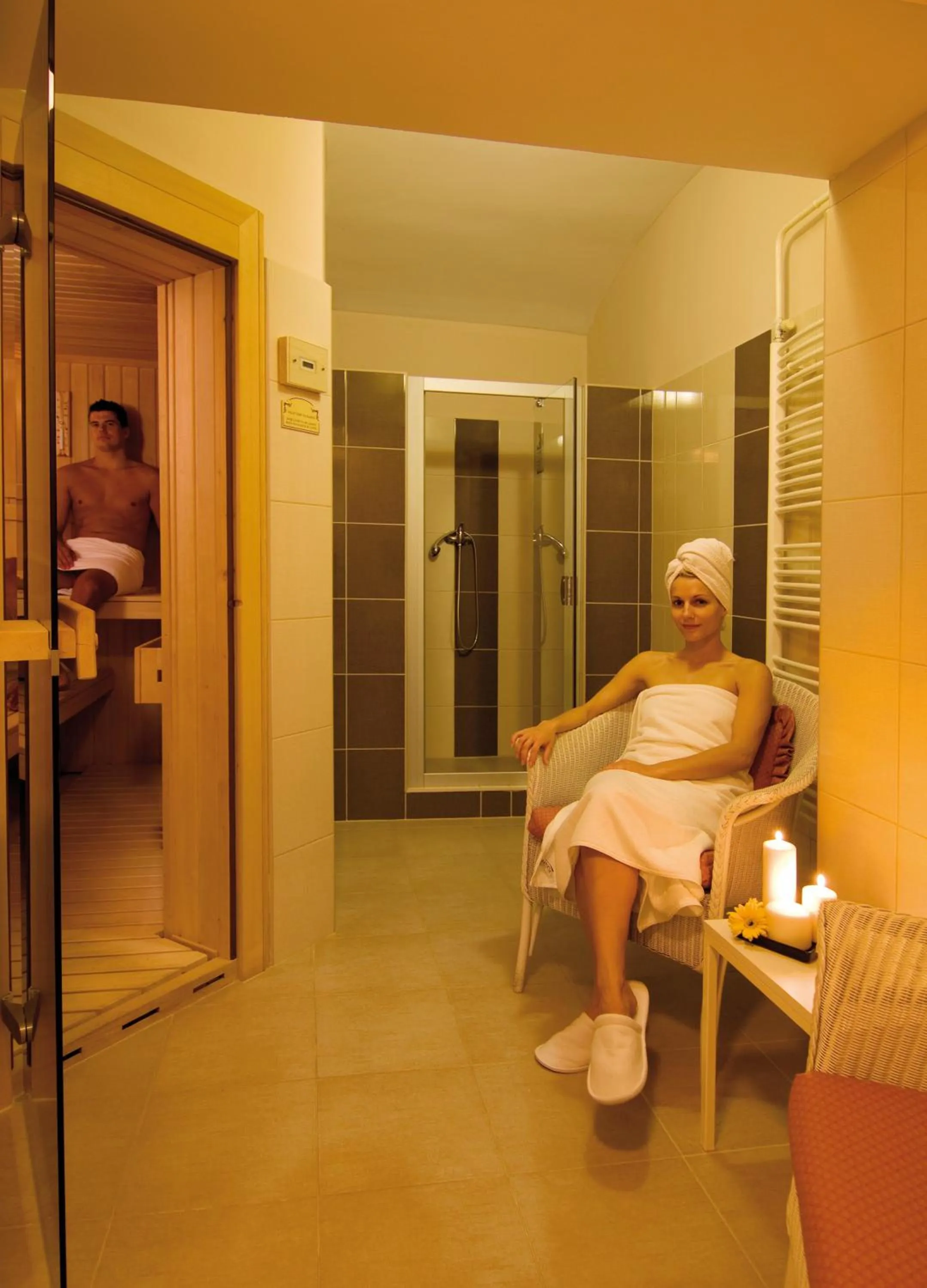 Sauna in Hotel Pavlov