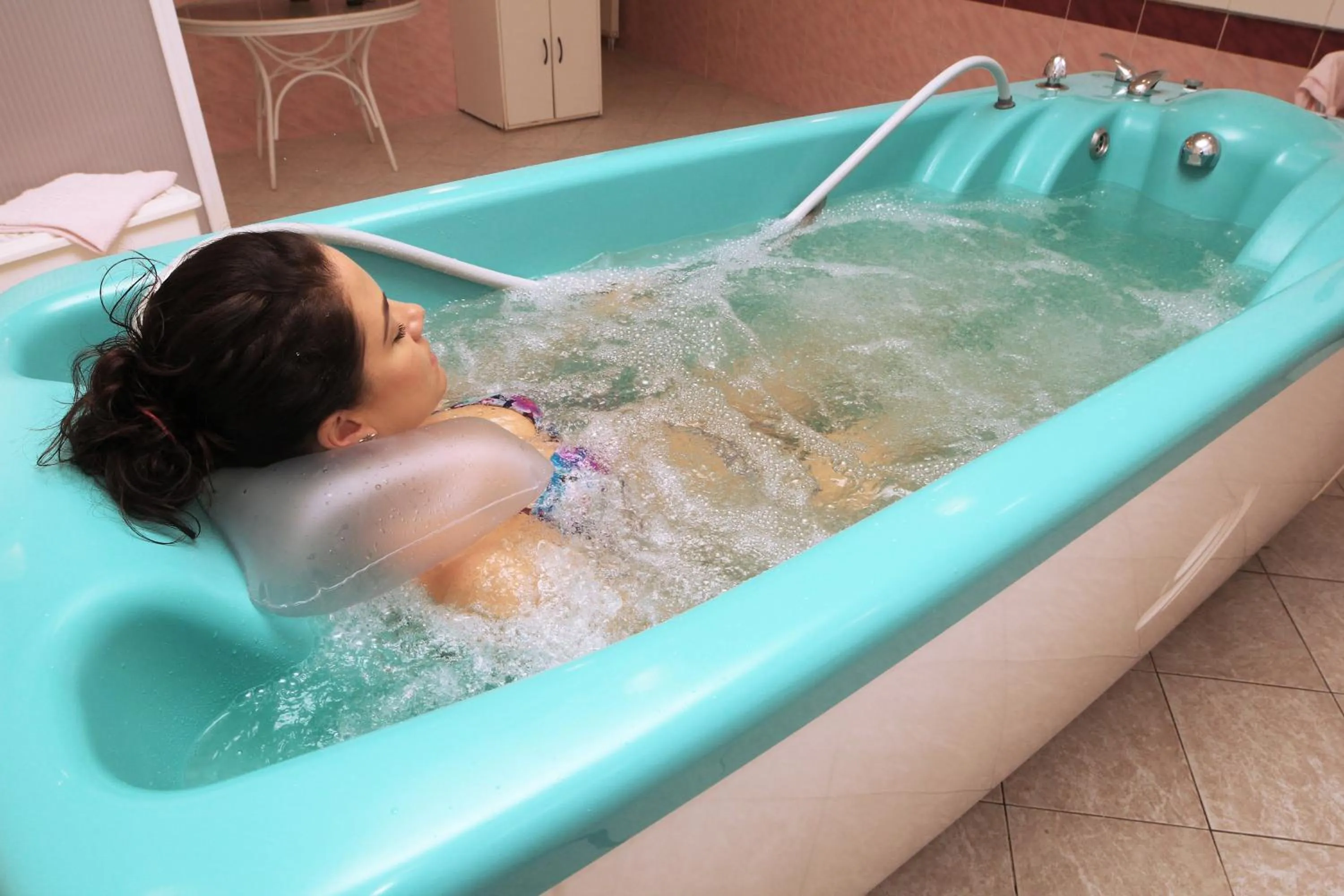 Hot Spring Bath in Hotel Pavlov