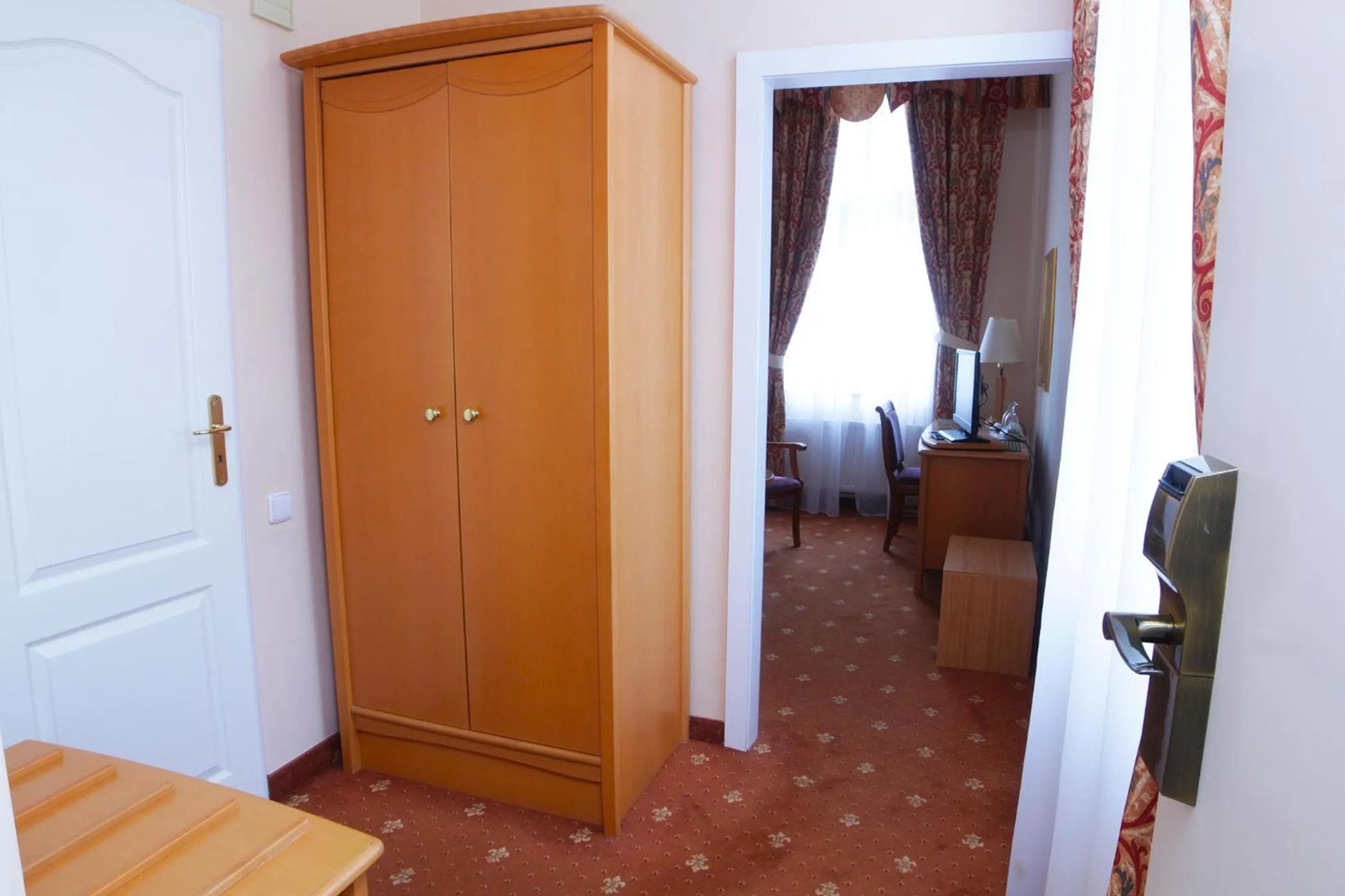 Decorative detail, Bed in Hotel Pavlov