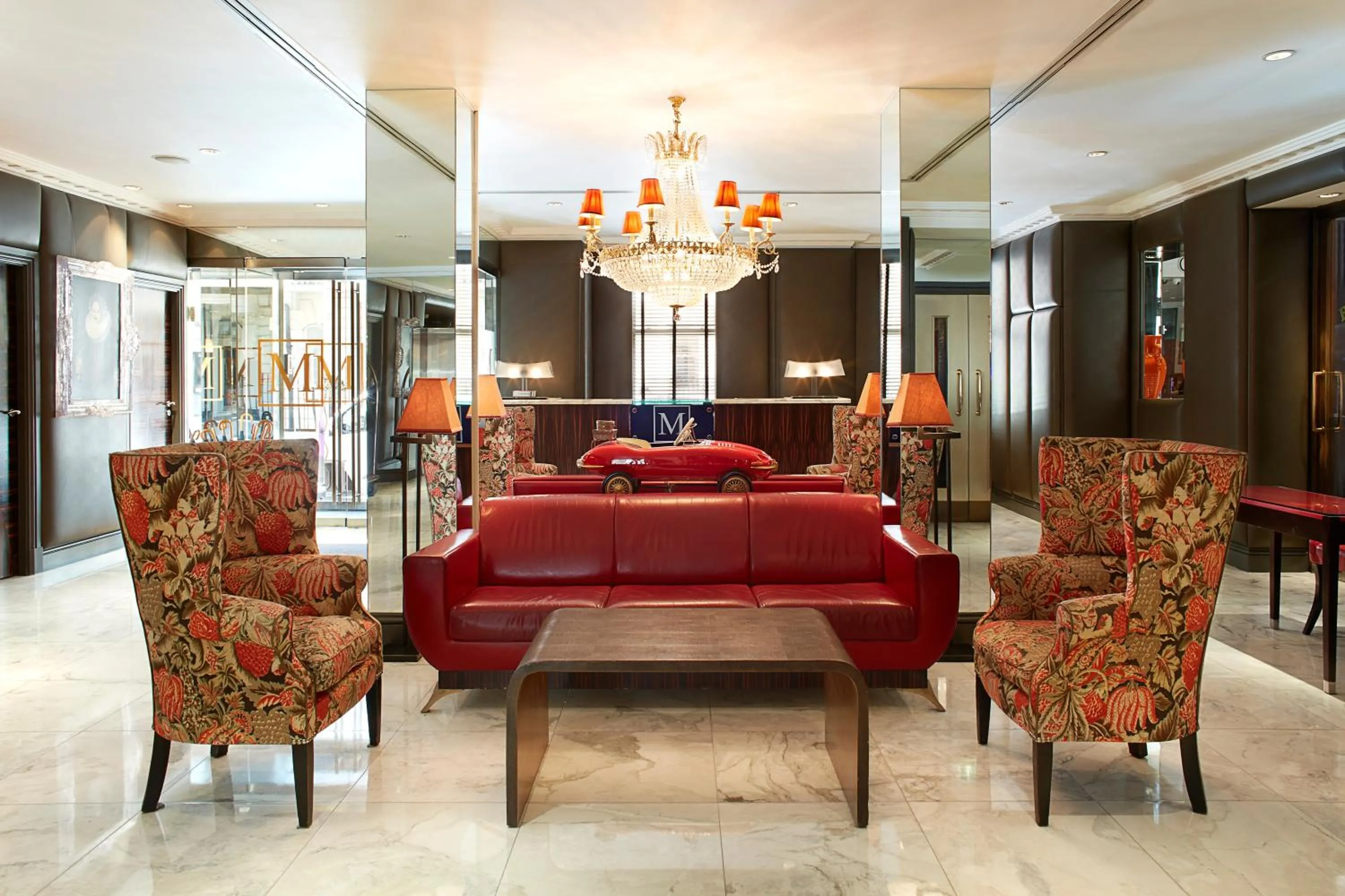 Decorative detail in The Mandeville Hotel