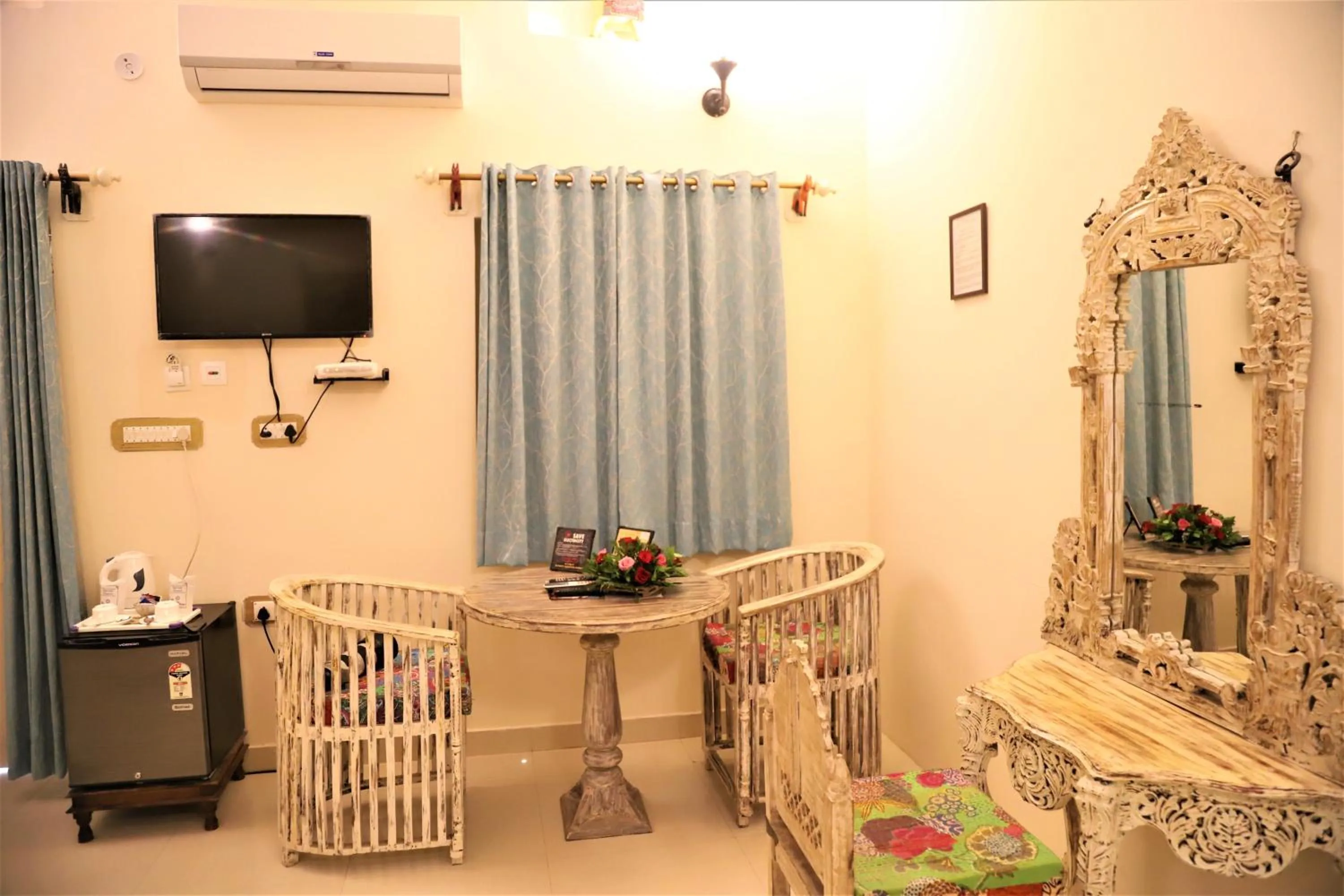 Seating area in The Kothi Heritage