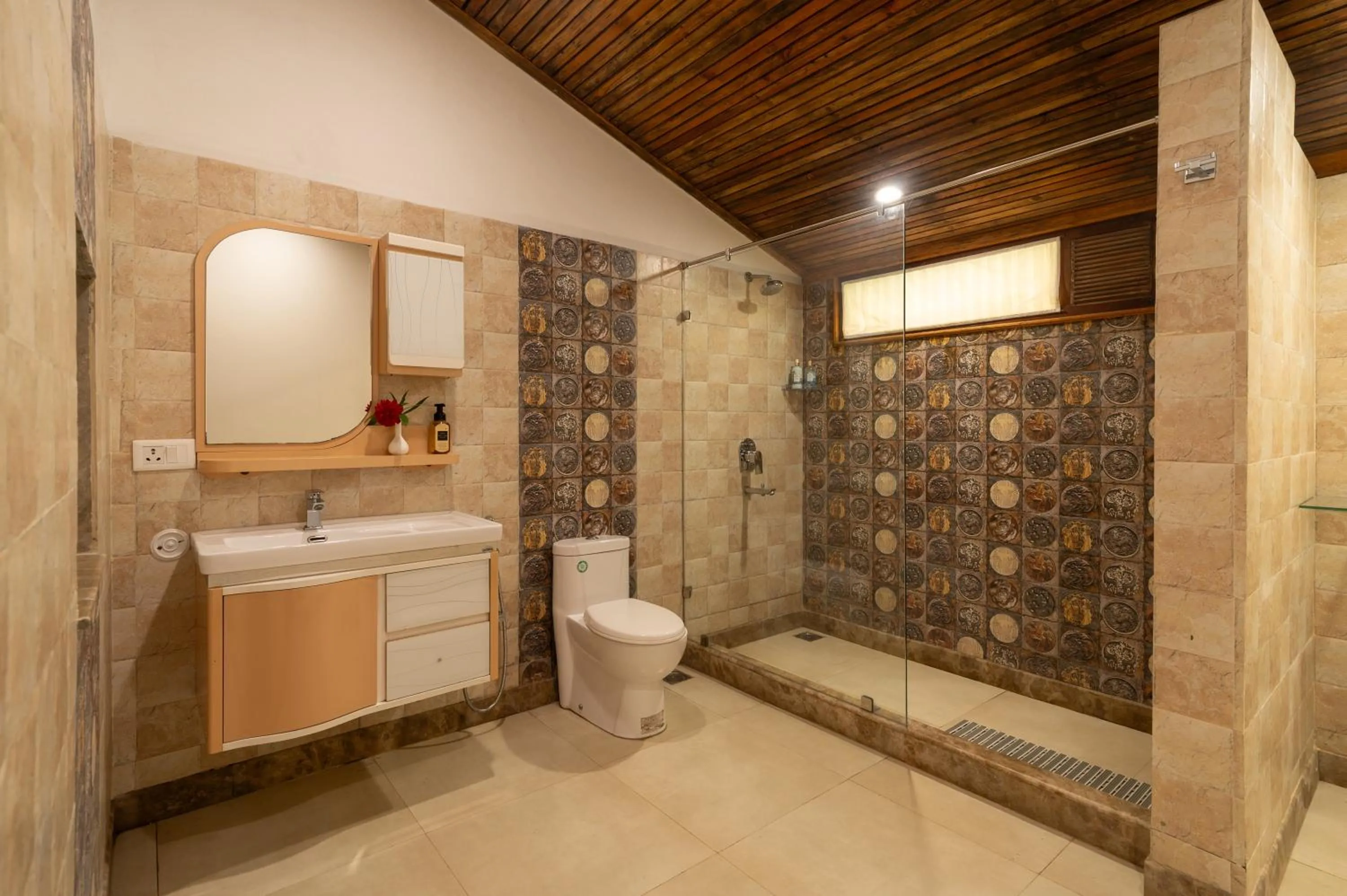 Shower in Vikram Vintage Inn