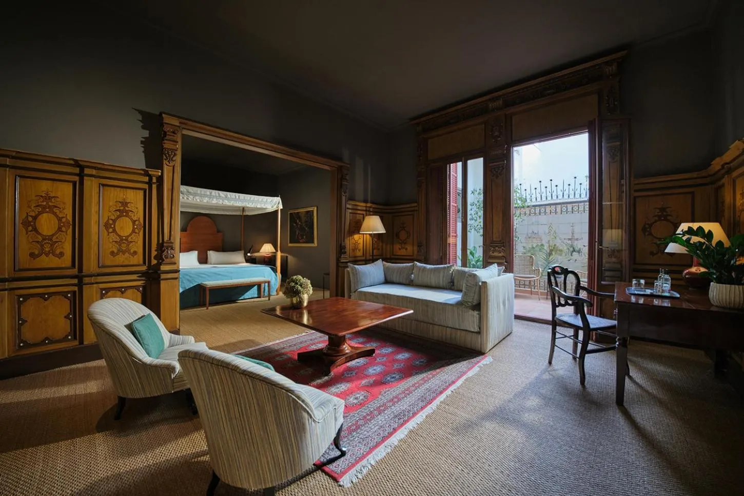 Living room, Bed in Can Cera Hotel