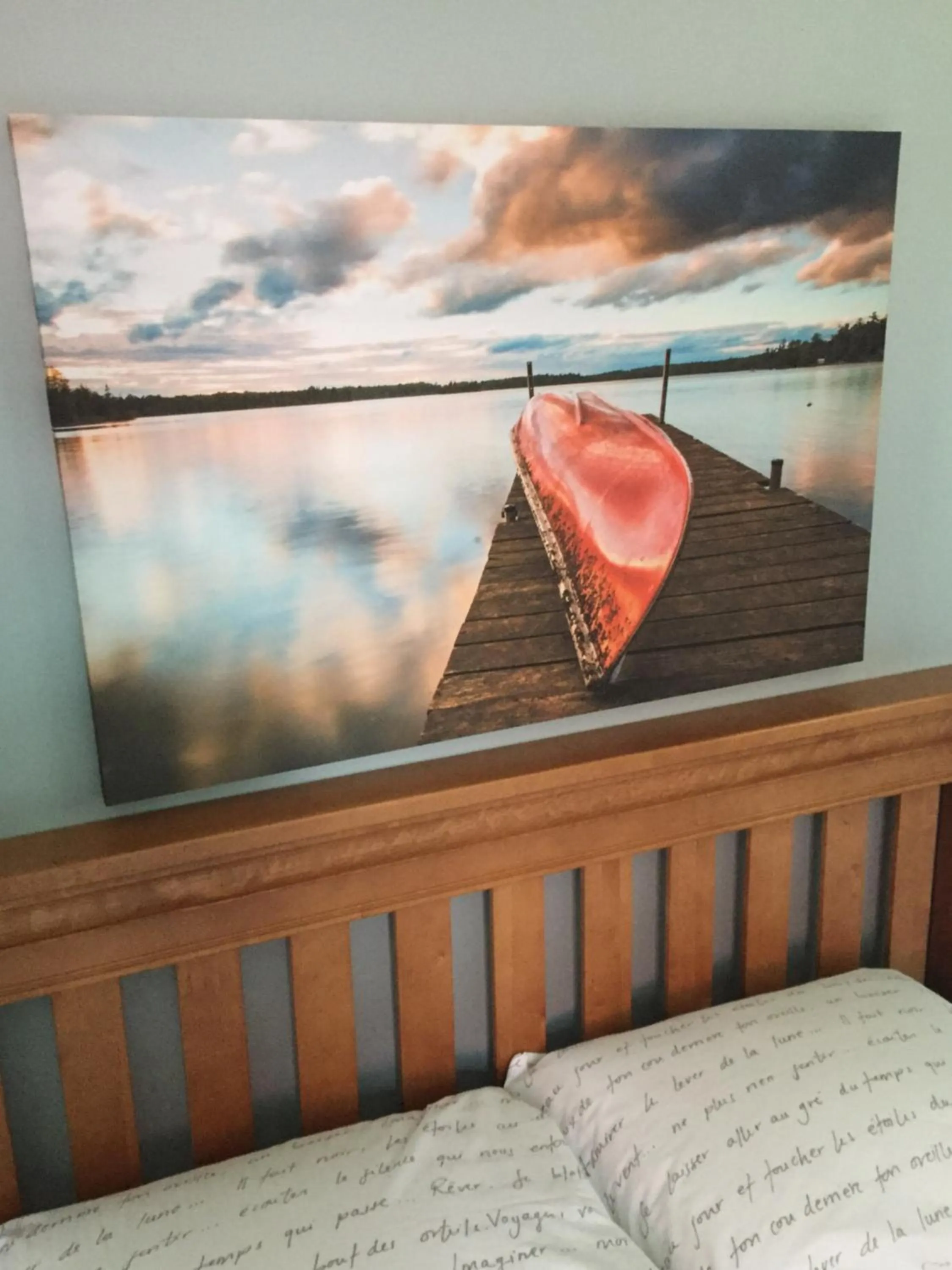 Bed in Camping Chalets Spas Pignons Rouges