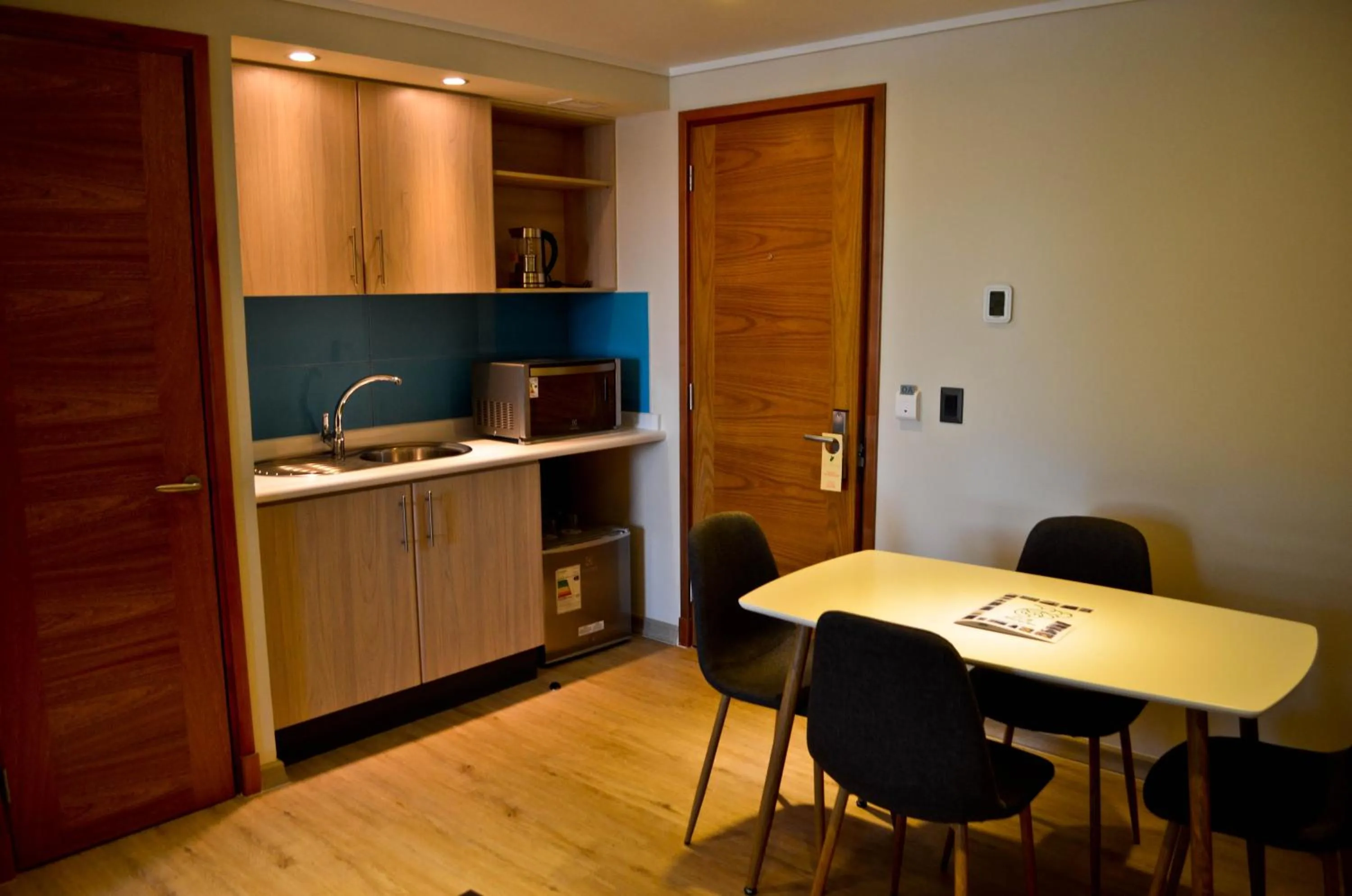 Kitchen or kitchenette in Hotel Diego de Almagro Talca Express